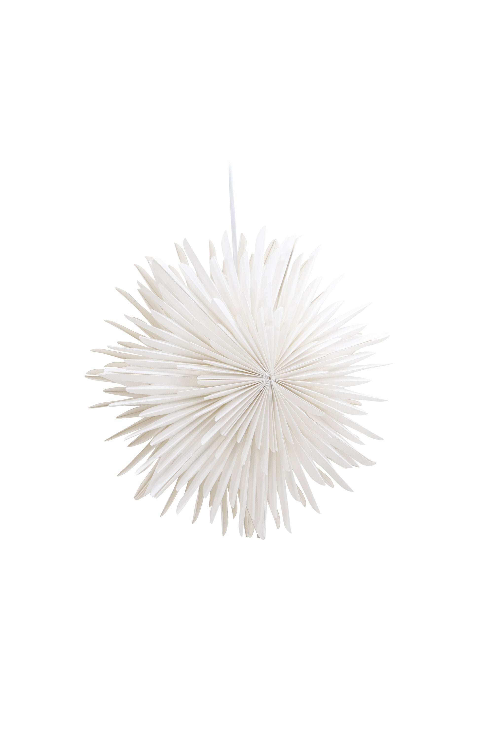 Siegel Pendelleuchte in Weiss präsentiert im Onlineshop von KAQTU Design AG. Weihnachtszubehör ist von Venture Home