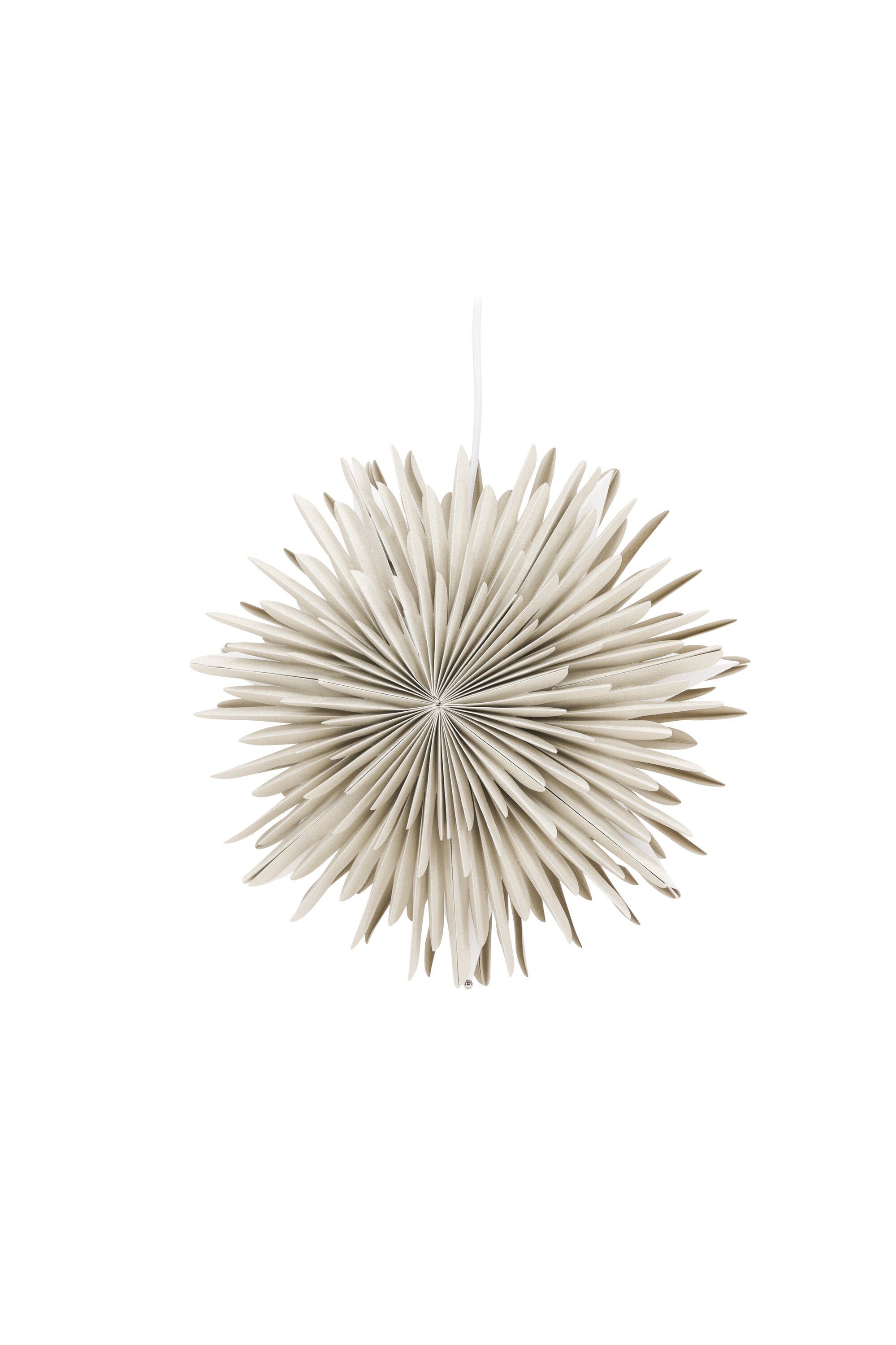 Siegel Pendelleuchte in Beige präsentiert im Onlineshop von KAQTU Design AG. Weihnachtszubehör ist von Venture Home
