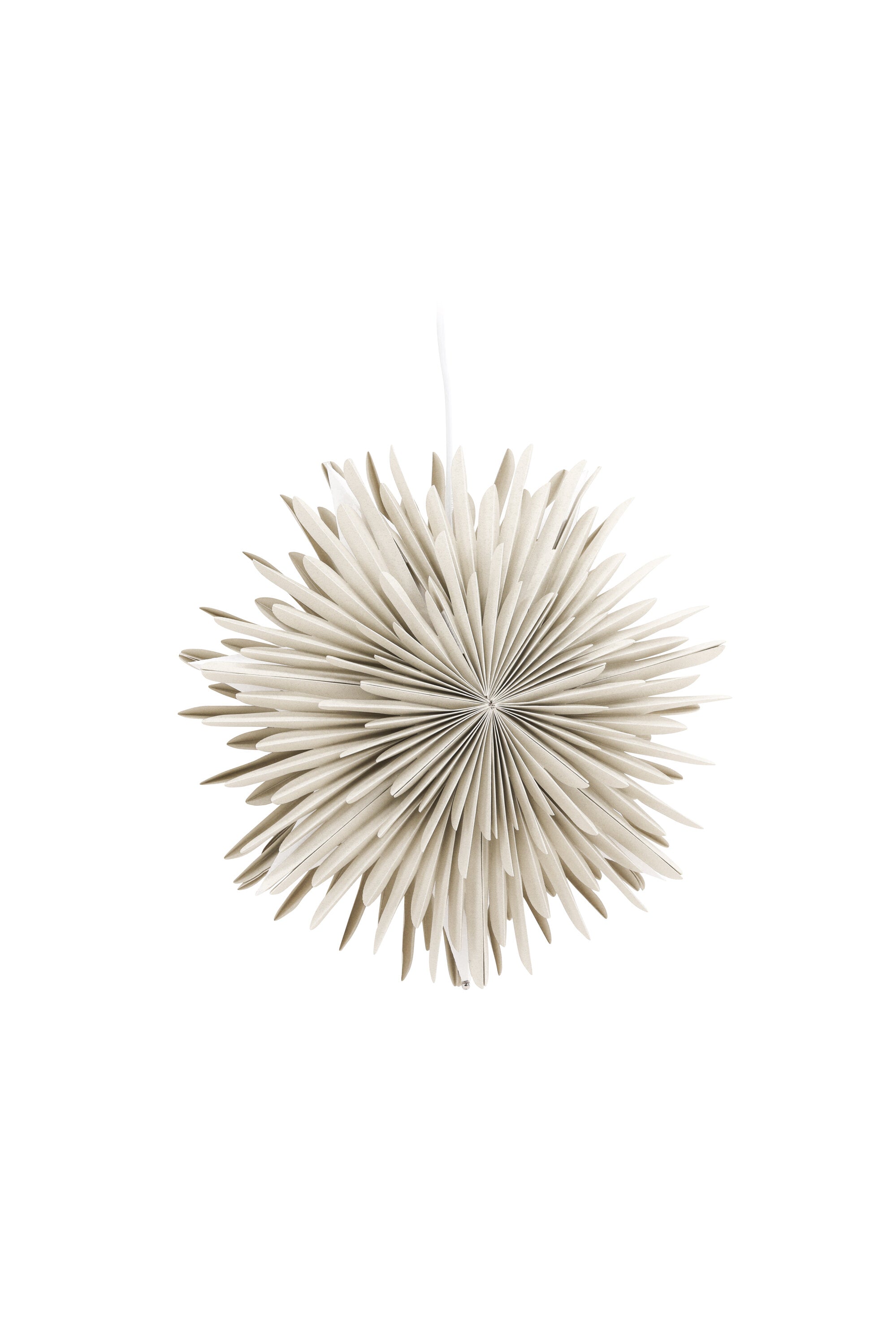 Siegel Pendelleuchte in Beige präsentiert im Onlineshop von KAQTU Design AG. Weihnachtszubehör ist von Venture Home
