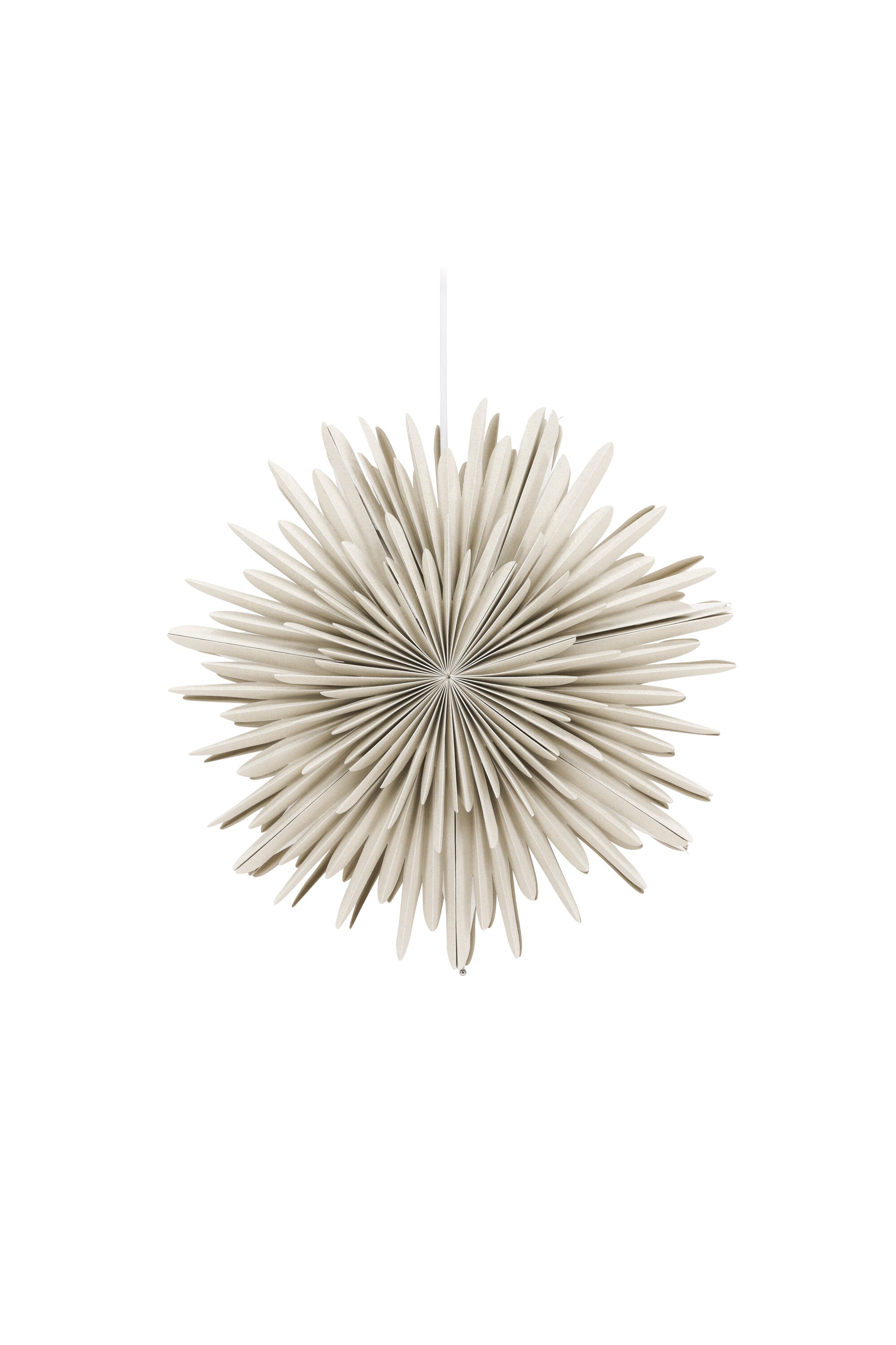 Siegel Pendelleuchte in Beige präsentiert im Onlineshop von KAQTU Design AG. Weihnachtszubehör ist von Venture Home