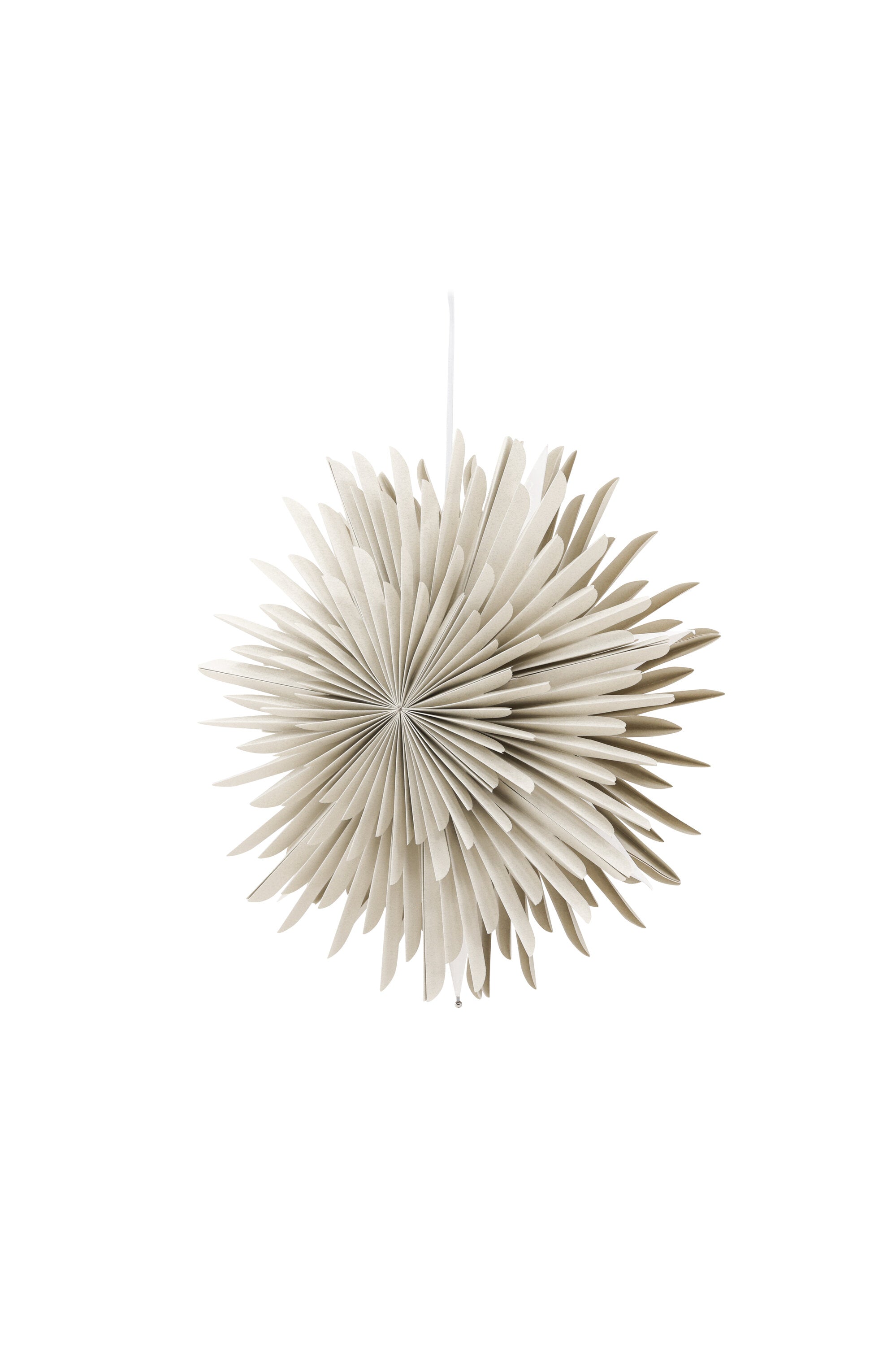 Siegel Pendelleuchte in Beige präsentiert im Onlineshop von KAQTU Design AG. Weihnachtszubehör ist von Venture Home