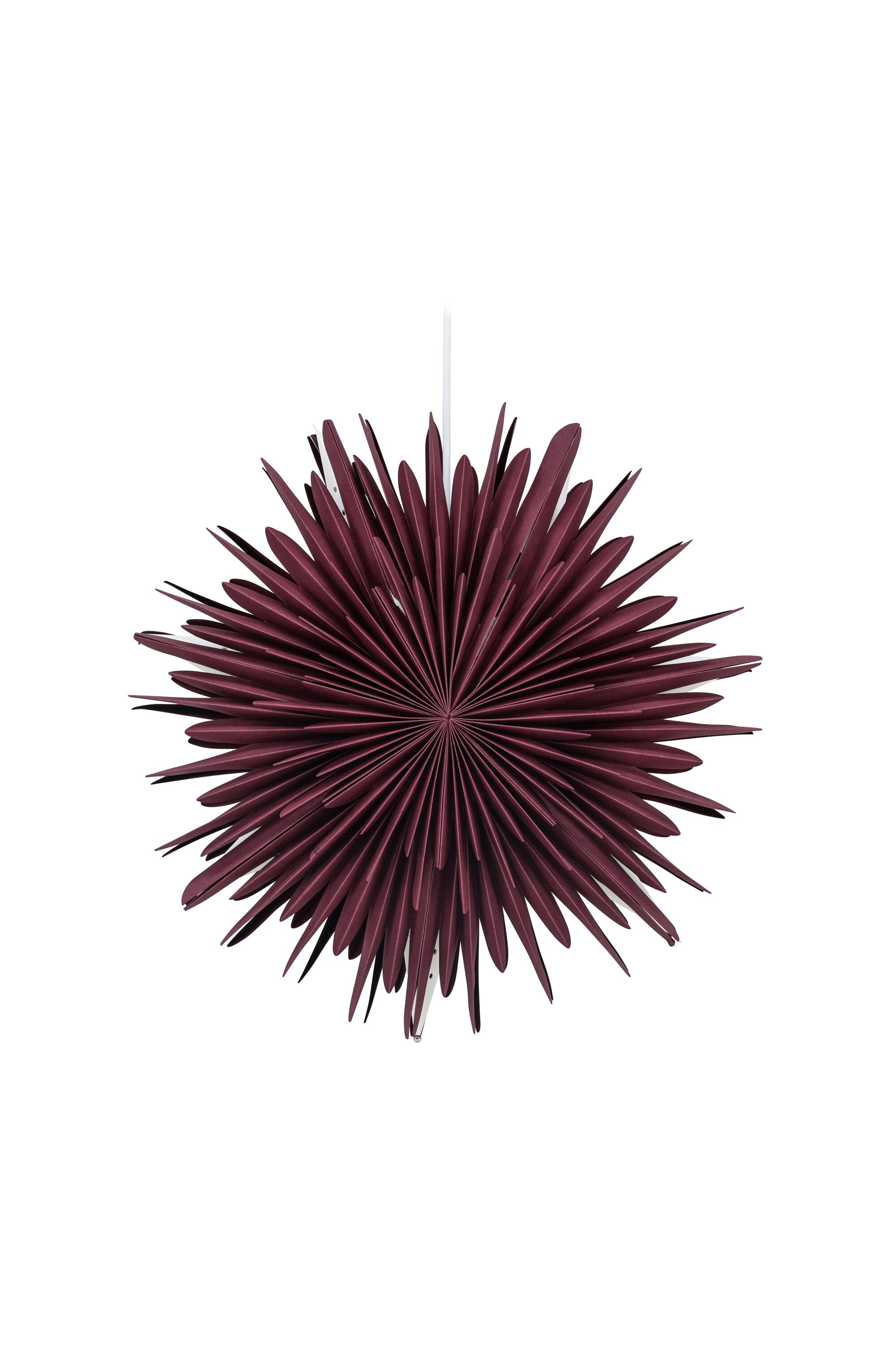 Siegel Pendelleuchte in Dunkelrot präsentiert im Onlineshop von KAQTU Design AG. Weihnachtszubehör ist von Venture Home
