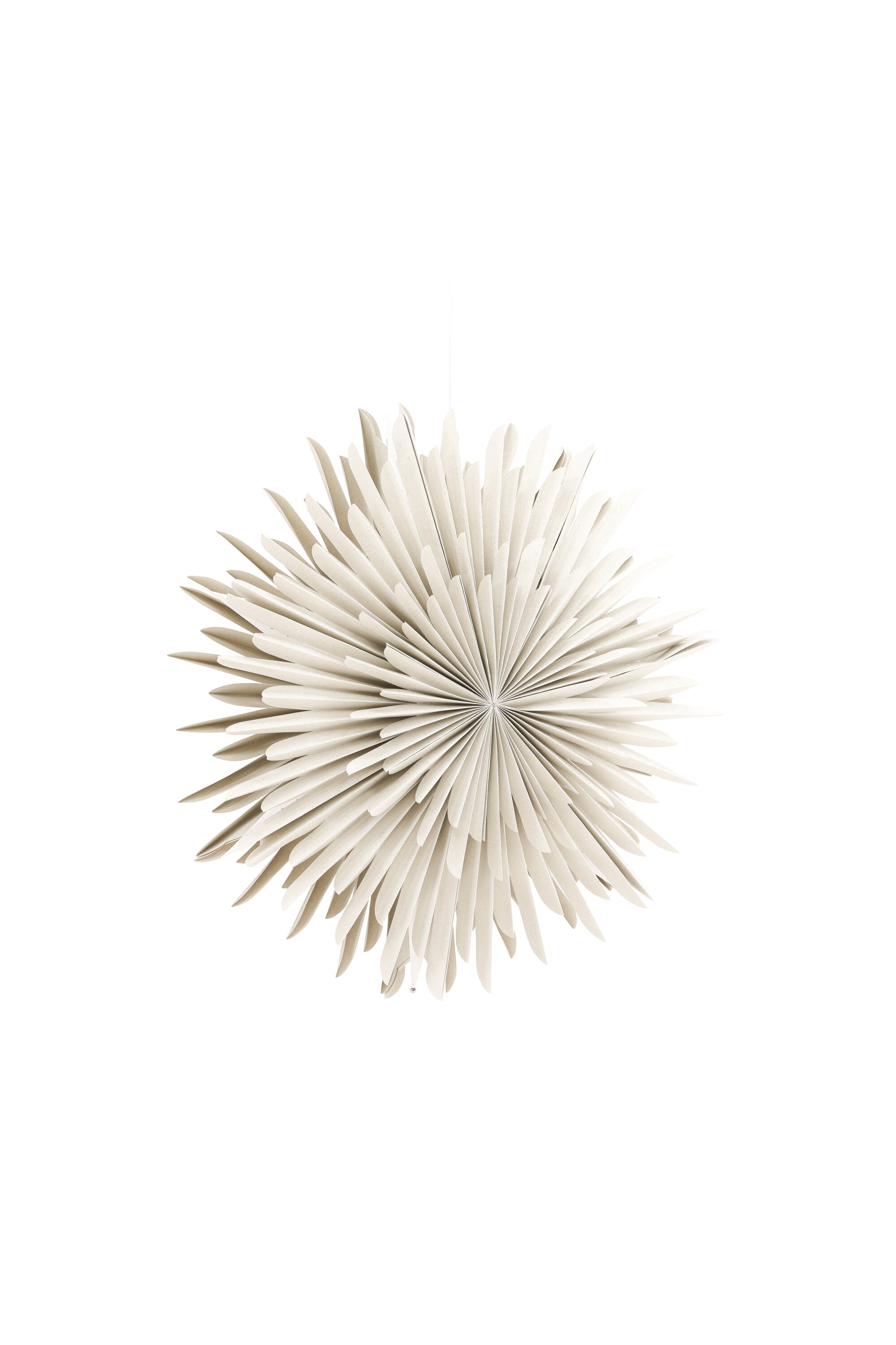Siegel Pendelleuchte in Beige präsentiert im Onlineshop von KAQTU Design AG. Weihnachtszubehör ist von Venture Home