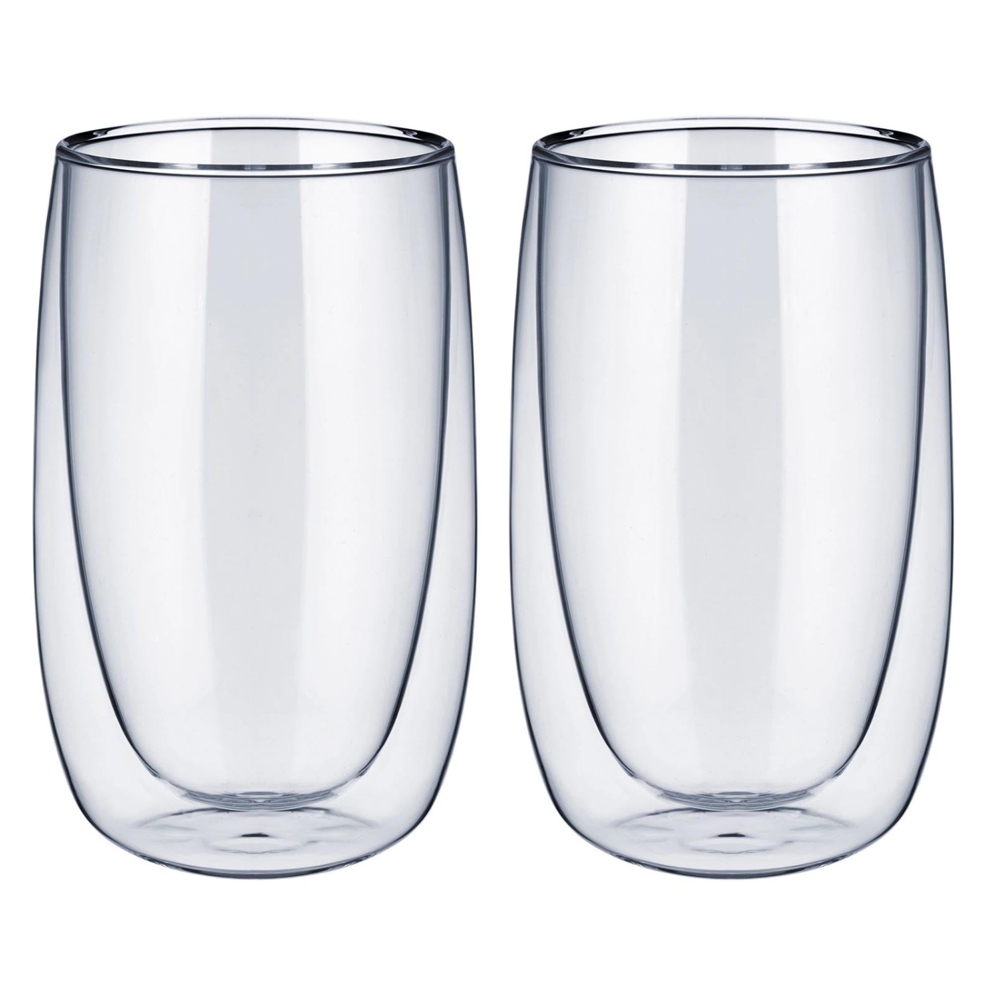 2 Doppelwandige Latte Macchiato Thermogläser, 400ml, 2 sb in Transparent präsentiert im Onlineshop von KAQTU Design AG. Kaffeetassen ist von Westmark