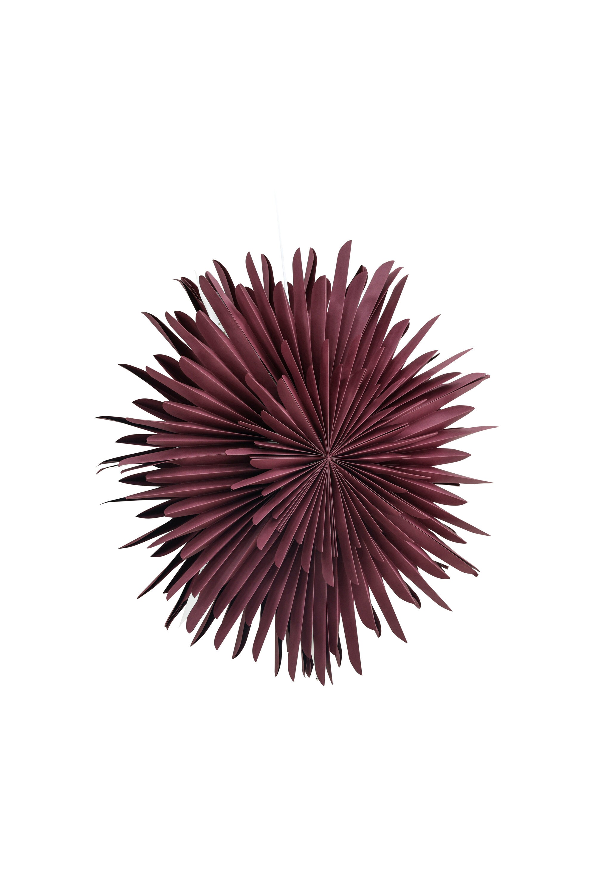Siegel Pendelleuchte in Dunkelrot präsentiert im Onlineshop von KAQTU Design AG. Weihnachtszubehör ist von Venture Home