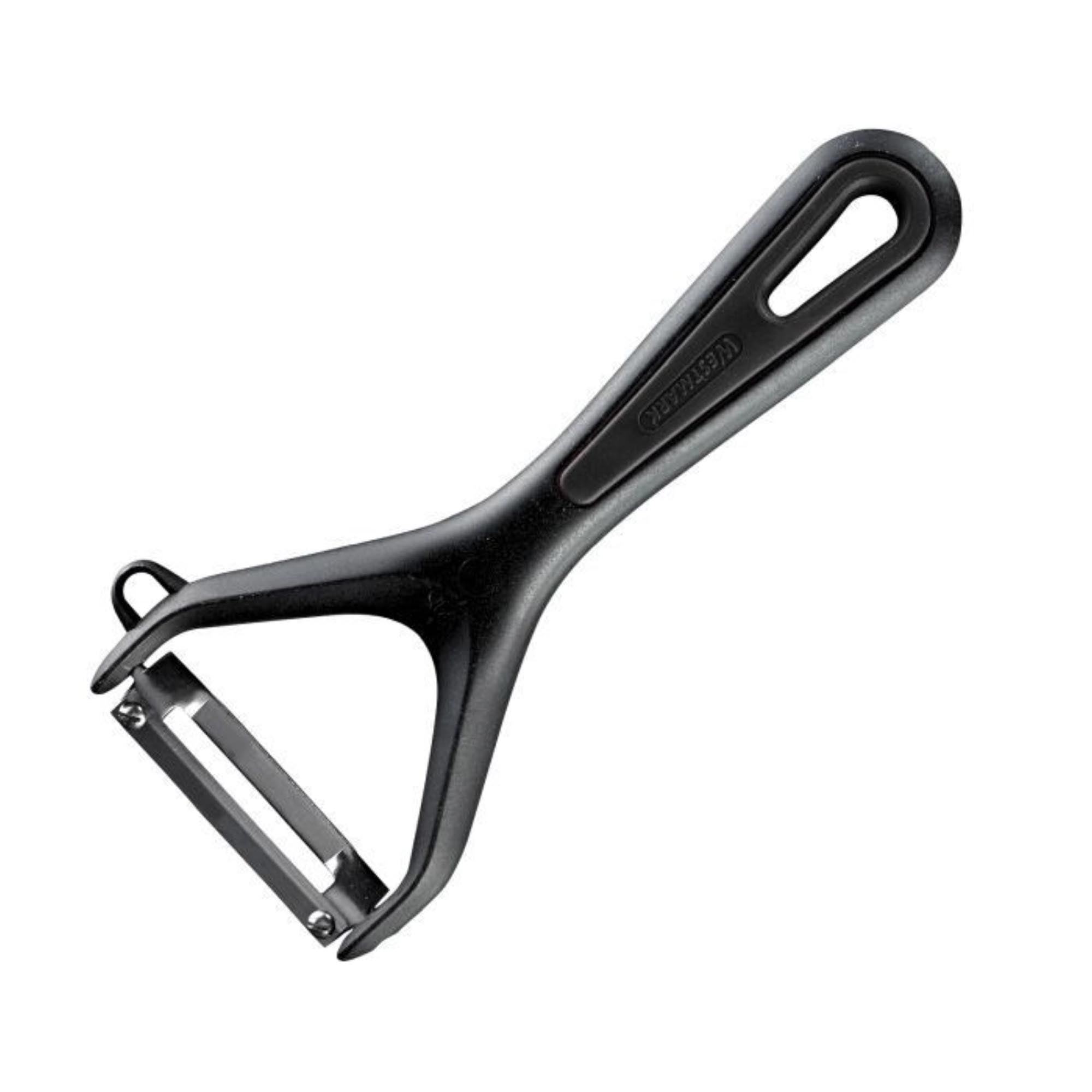 Gemüse-, Spargelschäler Gentle, 15x6.9x1.8cm, sb in Silber präsentiert im Onlineshop von KAQTU Design AG. Küchenhelfer ist von Westmark