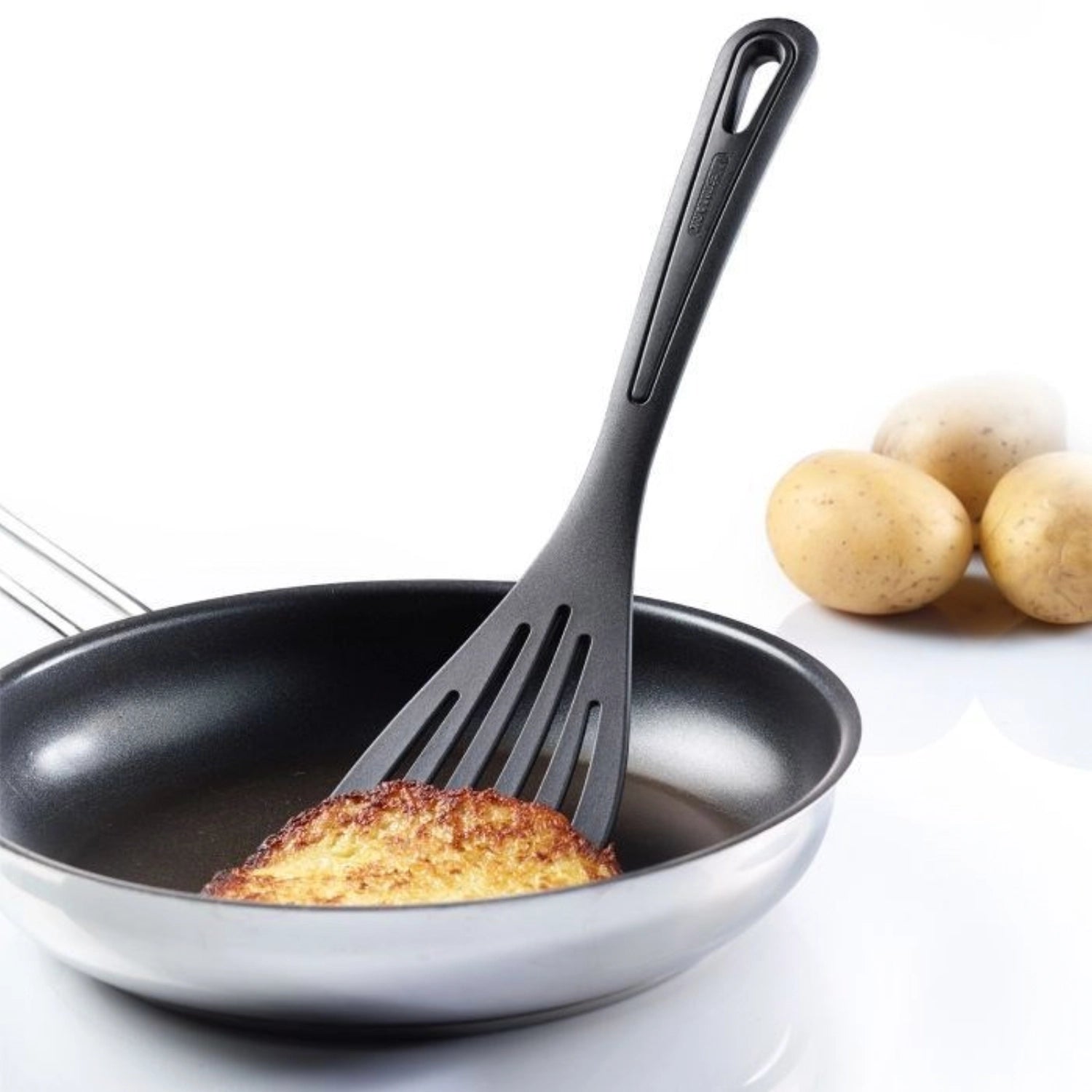 Pfannenwender Gentle Plus von Westmark, ergonomisch gestaltet, ideal zum Wenden von Speisen in der Pfanne, aus hochwertigem Material.