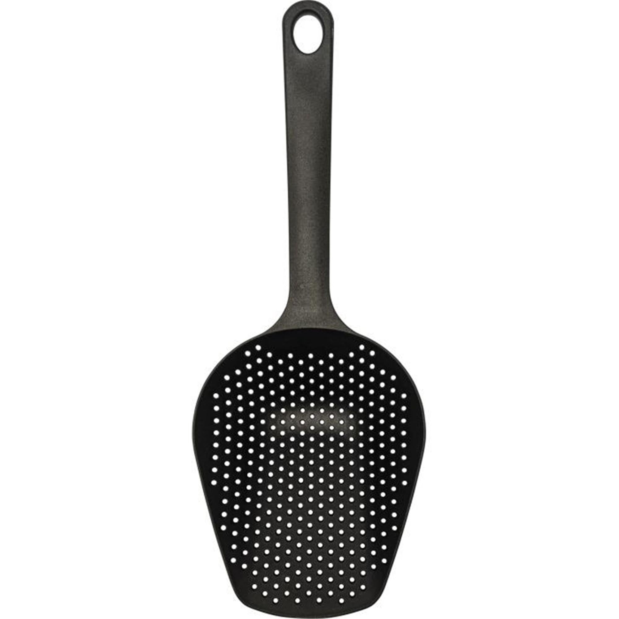 Praktische Pommes- und Seihschaufel von Westmark, 34.5x12.8cm, ideal zum Servieren und Abseihen, robust und vielseitig einsetzbar.