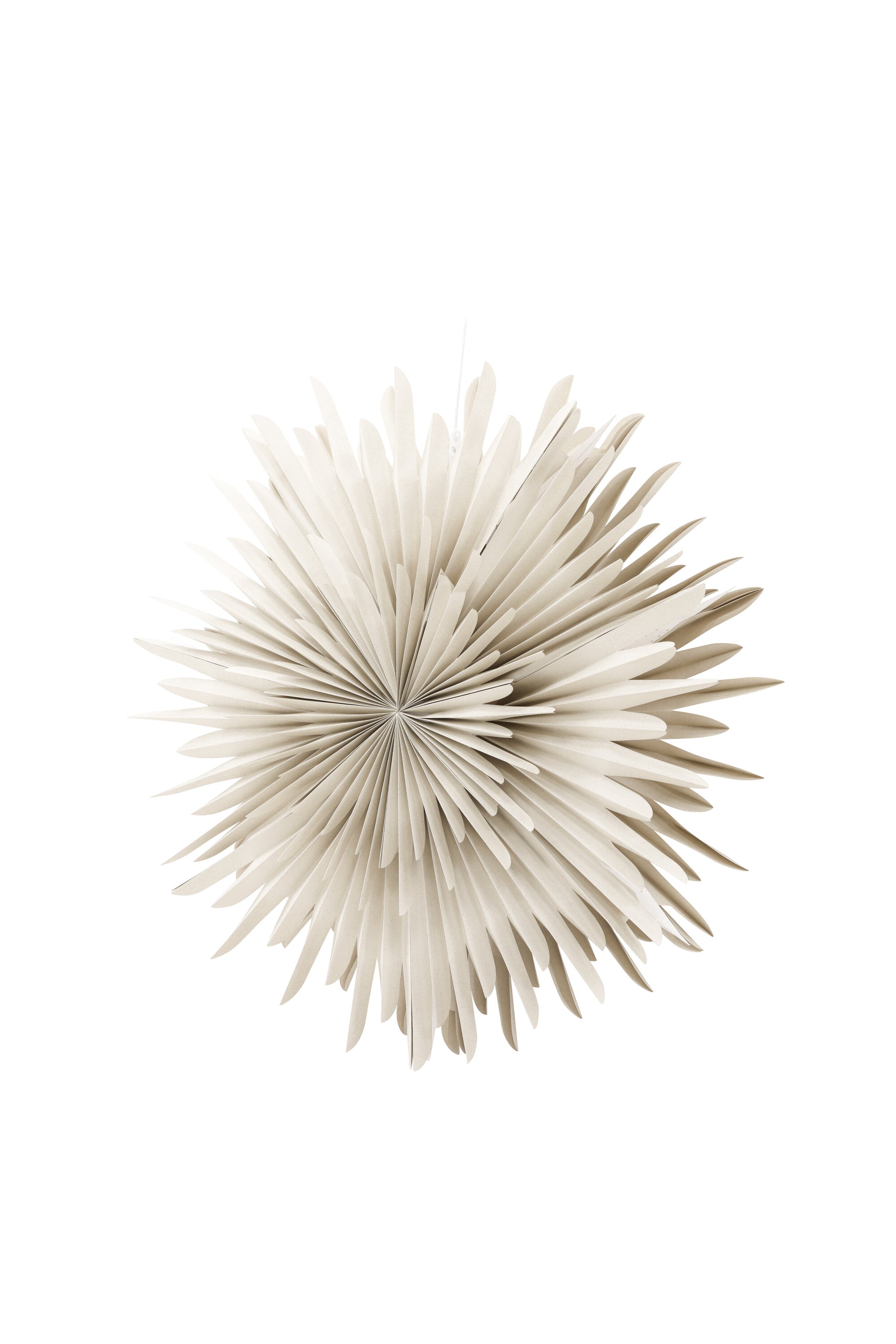 Siegel Pendelleuchte in Beige präsentiert im Onlineshop von KAQTU Design AG. Weihnachtszubehör ist von Venture Home