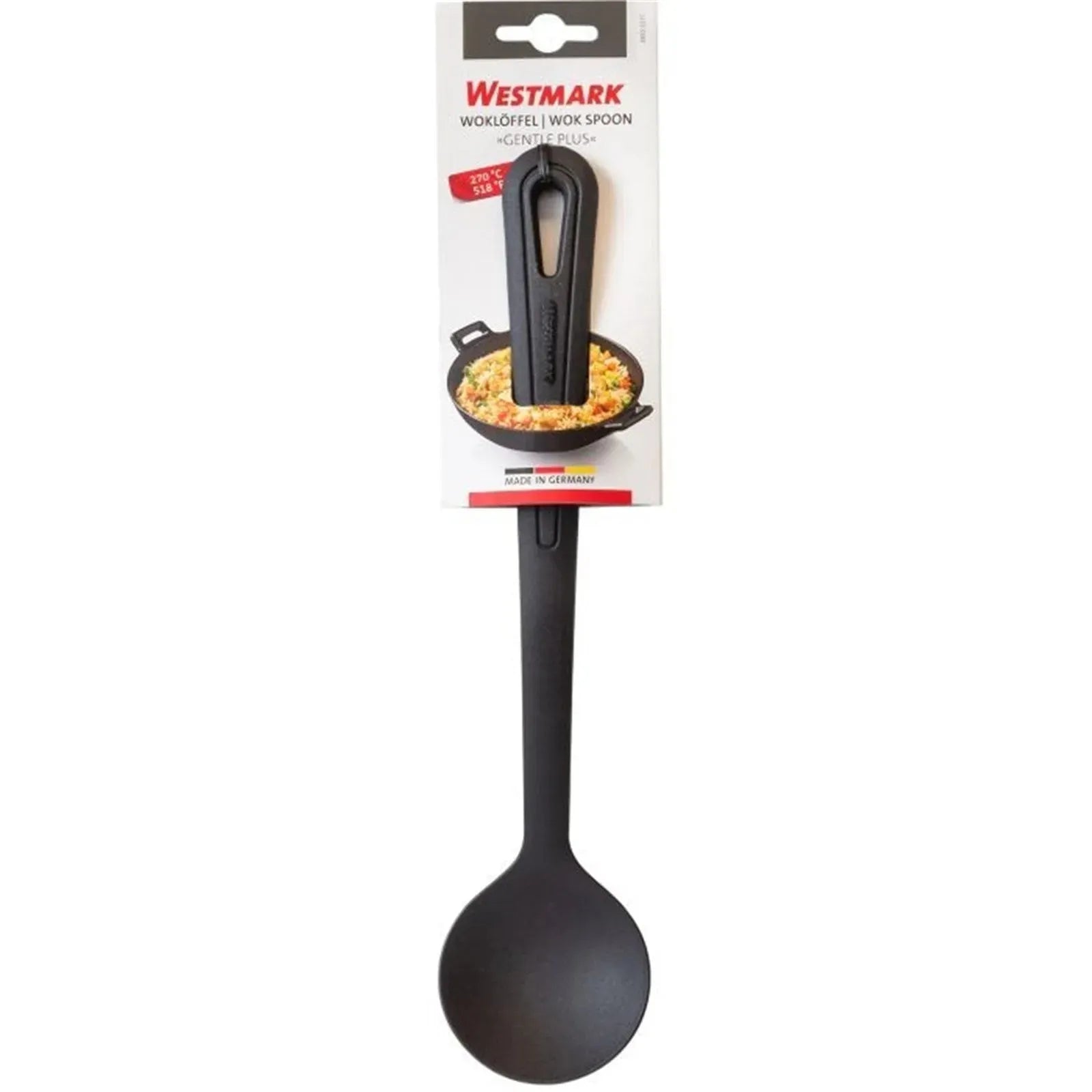 Der Westmark Gentle Plus Woklöffel ist perfekt für Gemüse, hitzebeständig und schützt empfindliche Oberflächen beim Kochen.