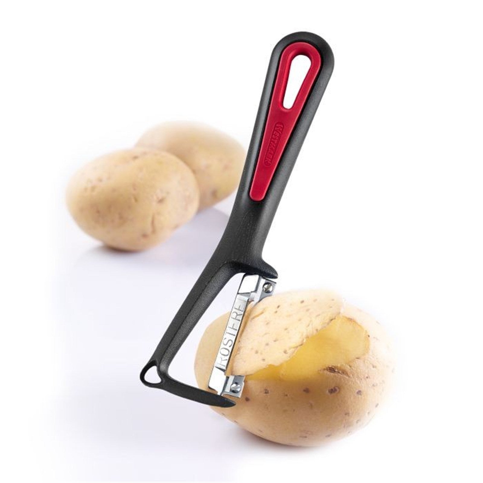 Der Westmark Sparschäler Gallant überzeugt durch präzises Schälen, ergonomischen Griff und hochwertige Verarbeitung für Ihre Küche.