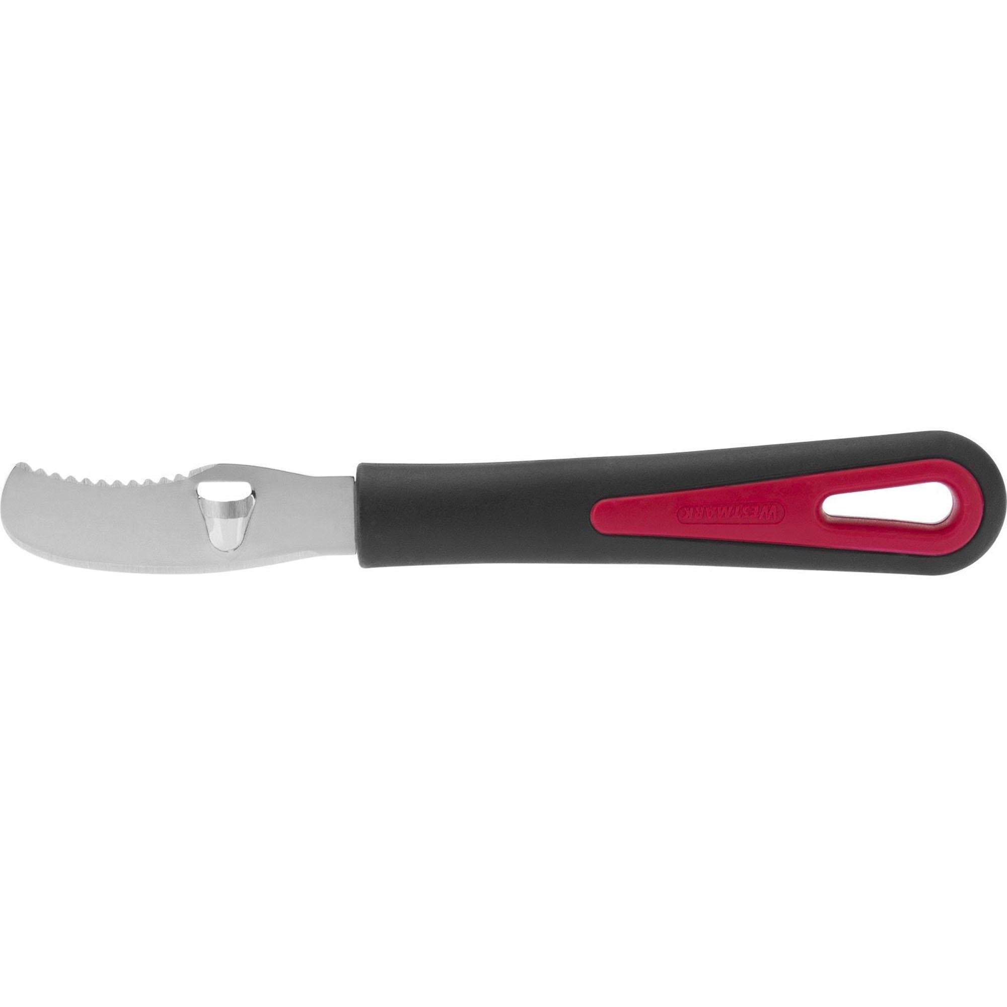 Praktischer Orangenschäler von Westmark, ideal für müheloses Schälen von Orangen. Ergonomisch, langlebig und einfach zu verwenden.