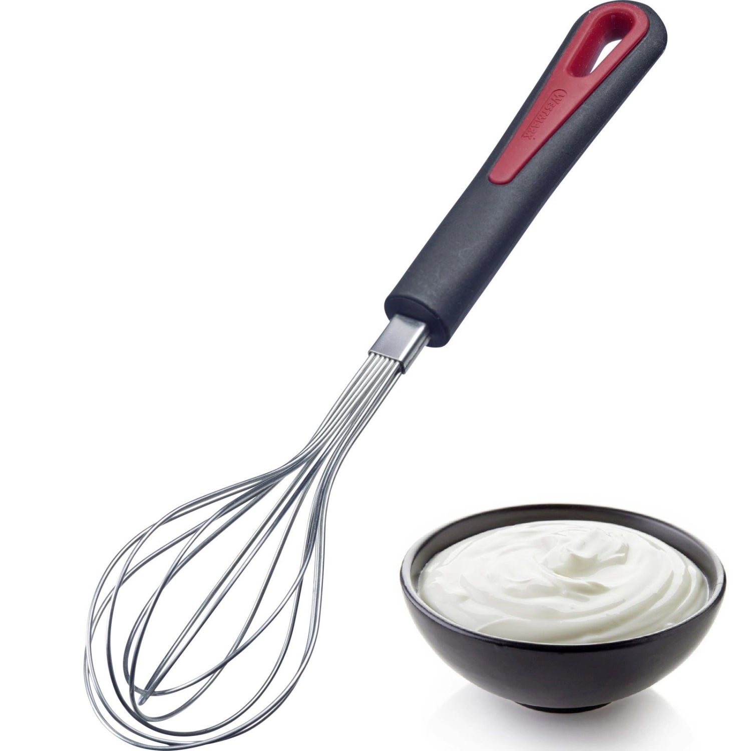 Kleiner, handlicher Schneebesen Gallant Mini von Westmark, 24 cm, perfekt für präzises Mischen und Schlagen in der heimischen Küche.