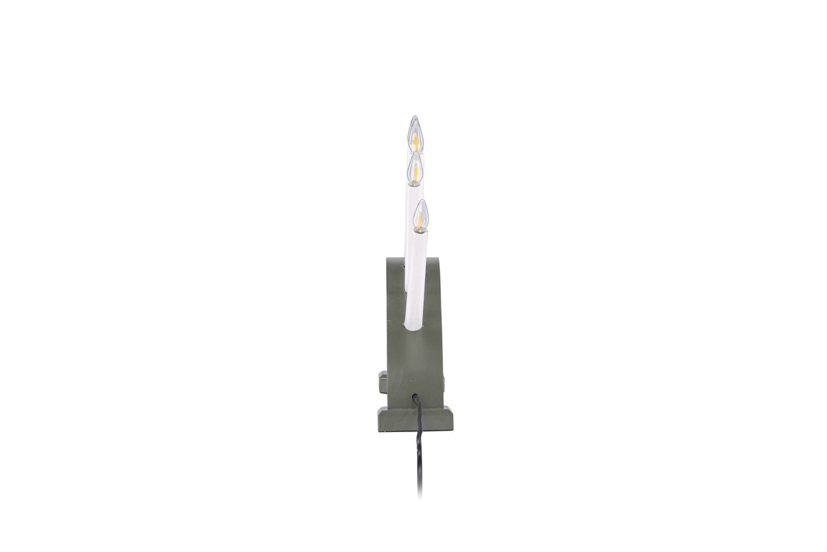 Kebnekaise Tischleuchte in Grün präsentiert im Onlineshop von KAQTU Design AG. Tischleuchte ist von Venture Home