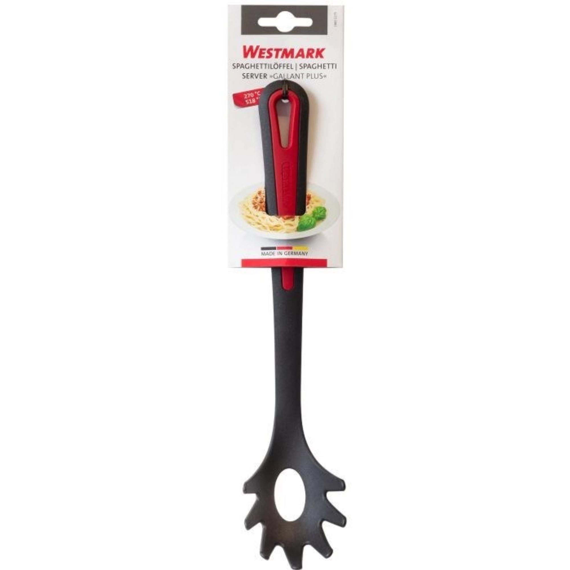 Der Westmark Spaghettilöffel Gallant Plus: Perfekt für Pasta, ergonomisch, langlebig und spülmaschinenfest.