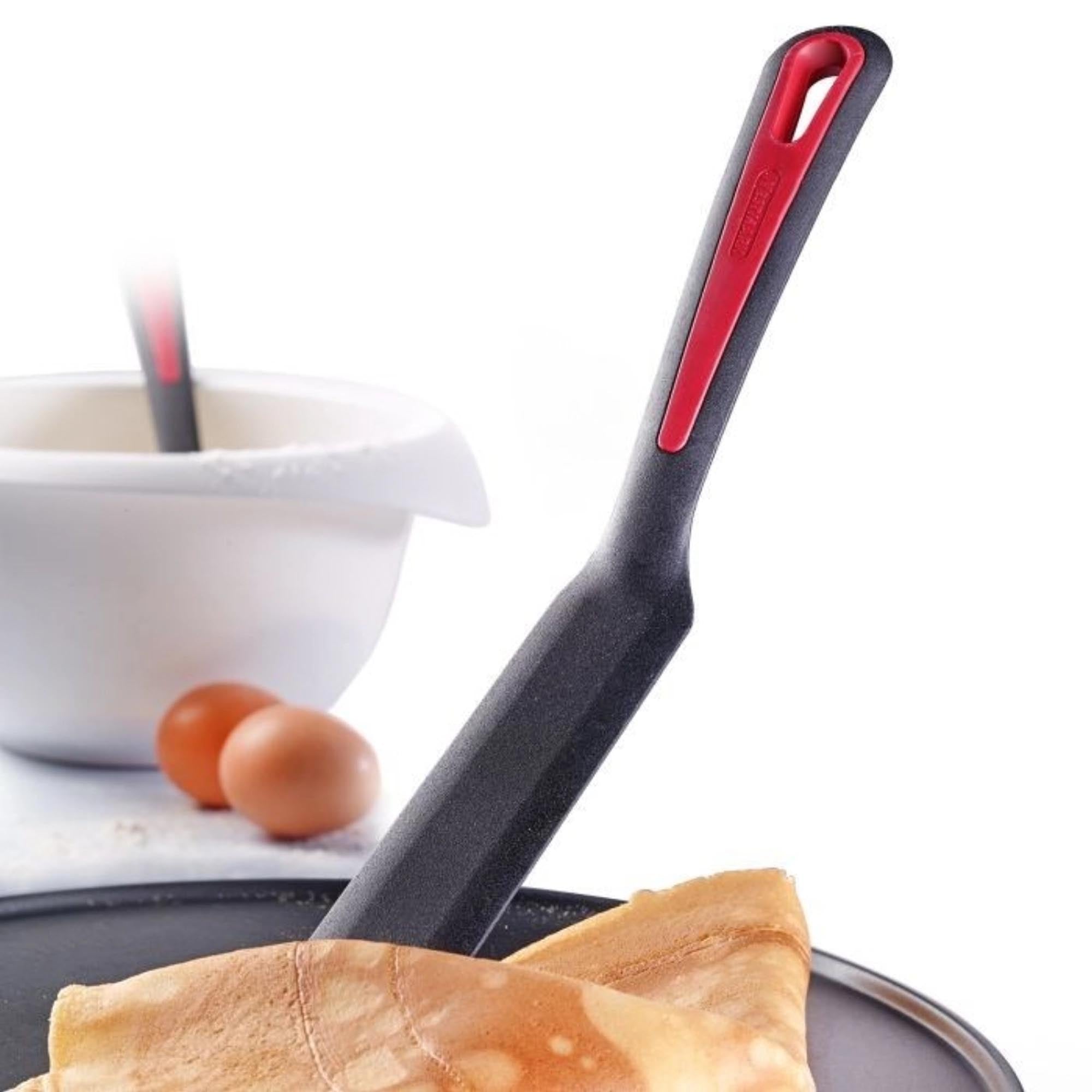 Hochwertiger Crêpes-Spatel aus Holz, ideal zum gleichmäßigen Verteilen von Teig, robust, langlebig und einfach zu reinigen.