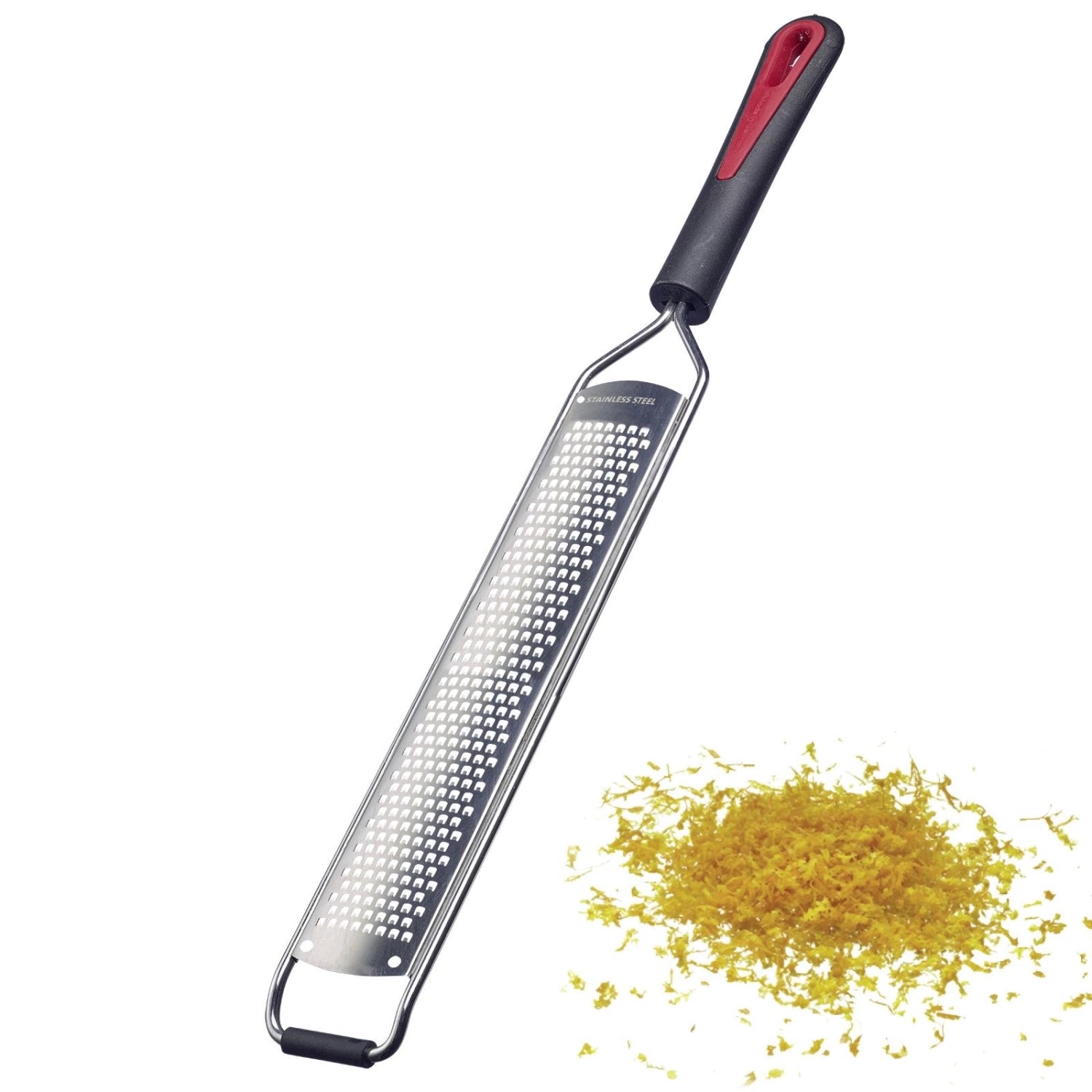 Hochwertige feine Reibe Gallant Pro von Westmark, perfekt für das mühelose Reiben von Käse, Gemüse und mehr, mit komfortablem, rutschfestem Griff.