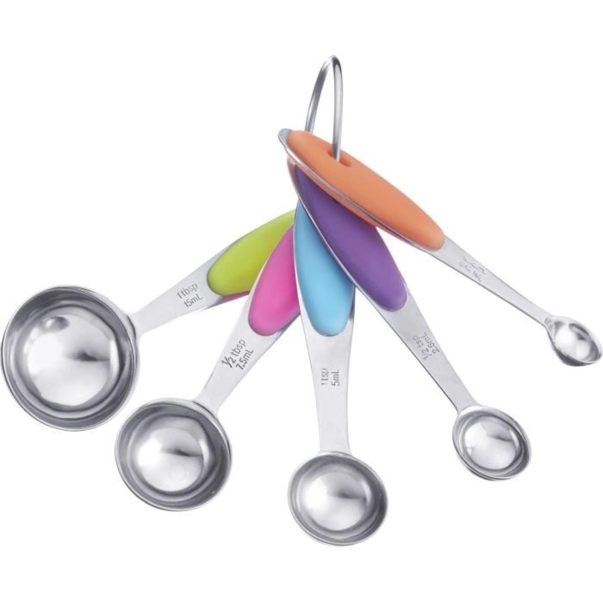 Messlöffel-Set, klein, 1.25, 2.5, 5, 7.5, 15ml in Mehrfarbig präsentiert im Onlineshop von KAQTU Design AG. Küchenhelfer ist von Westmark