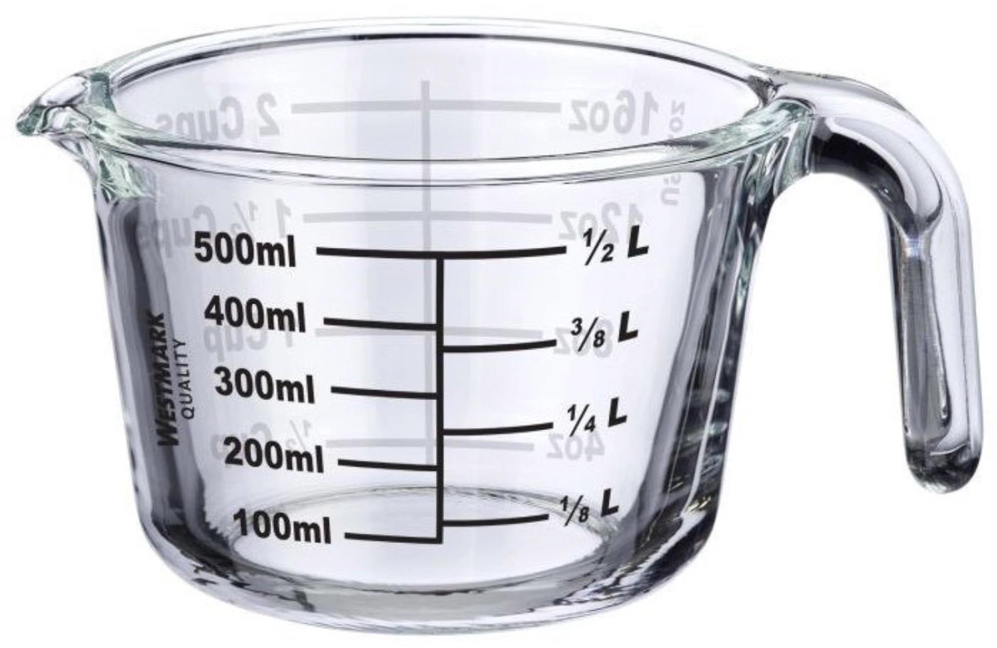 Entdecken Sie die Westmark Messkanne aus Borosilikatglas (0,5 l) – hitzebeständig, präzise und spülmaschinenfest. Ideal für Ihre Küche!