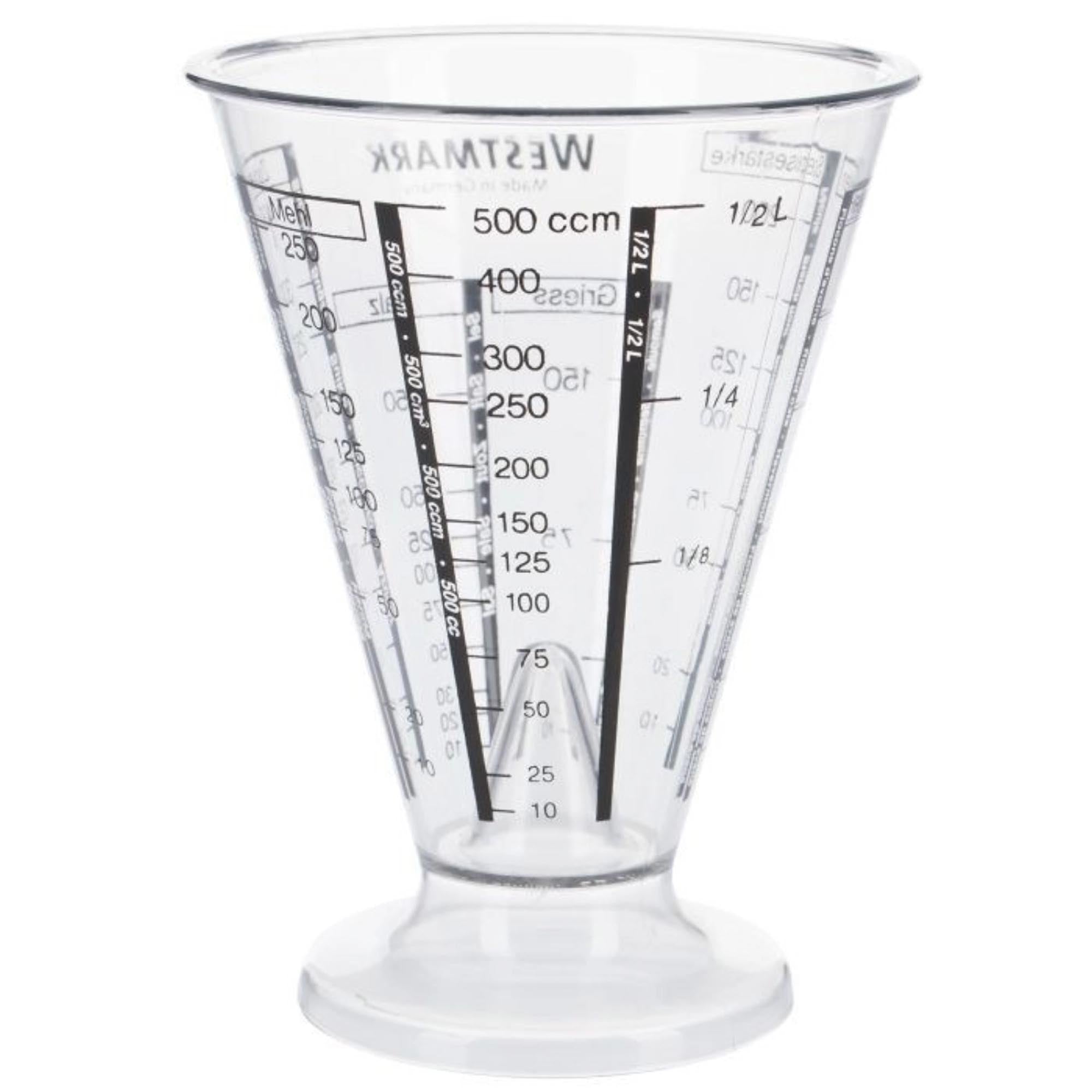Messbecher Gerda, 0,5 l in Transparent präsentiert im Onlineshop von KAQTU Design AG. Küchenhelfer ist von Westmark
