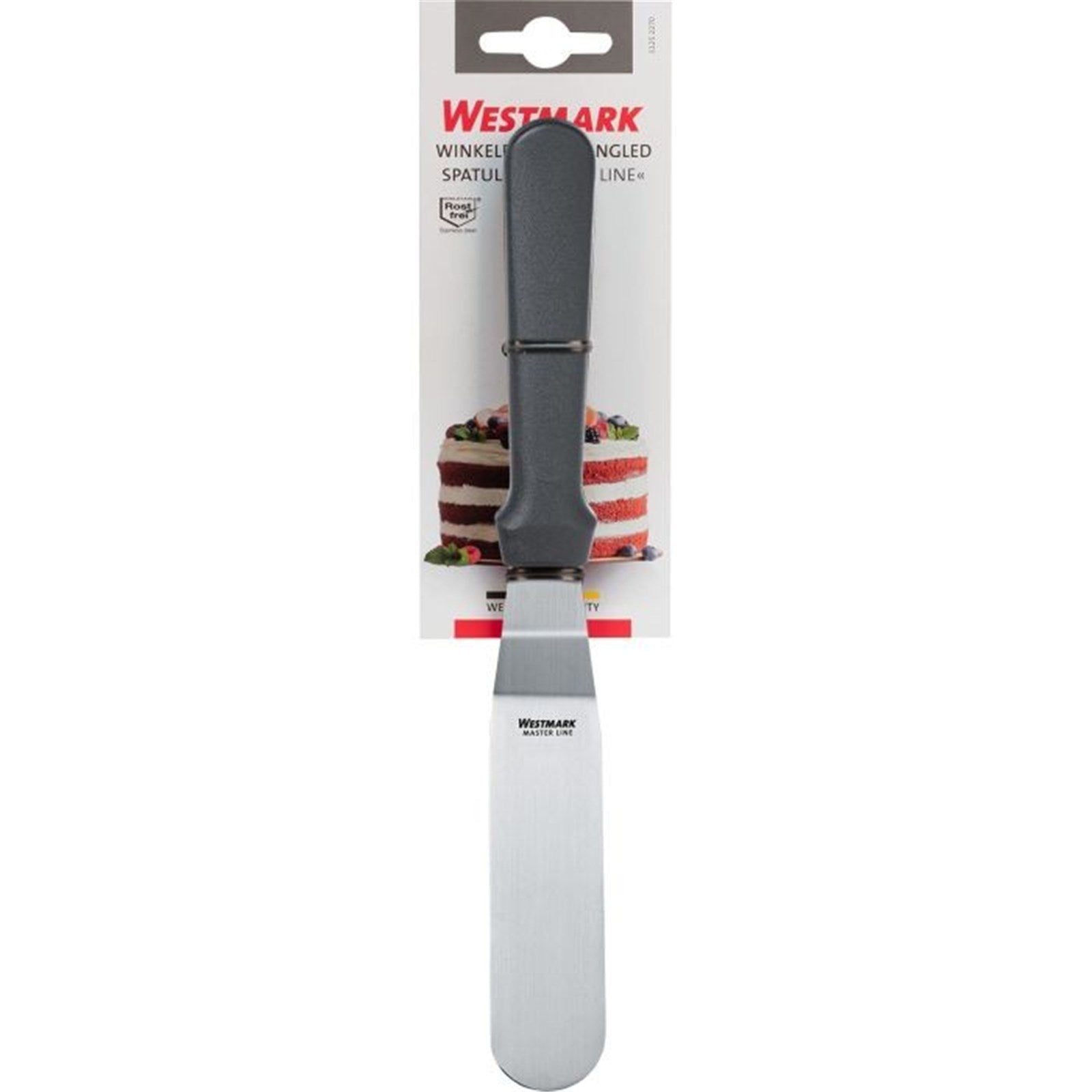 Die flexible, gewinkelte Westmark Winkelpalette Master Line (10x3cm) eignet sich ideal für exakte Arbeiten in der Küche.