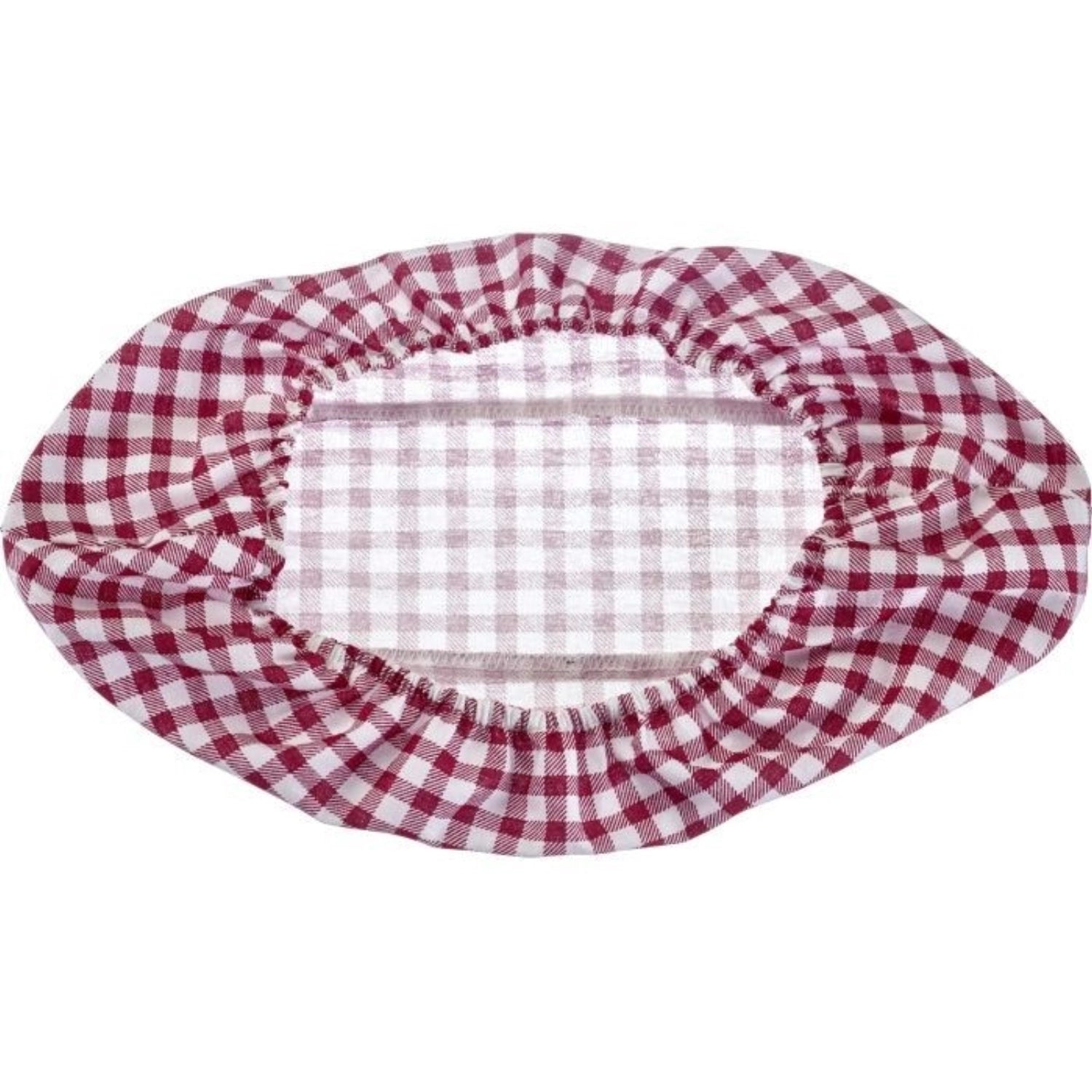 Bezug für Körbchen, oval groß, kariert in Rot präsentiert im Onlineshop von KAQTU Design AG. Aufbewahrungsbehälter ist von Westmark