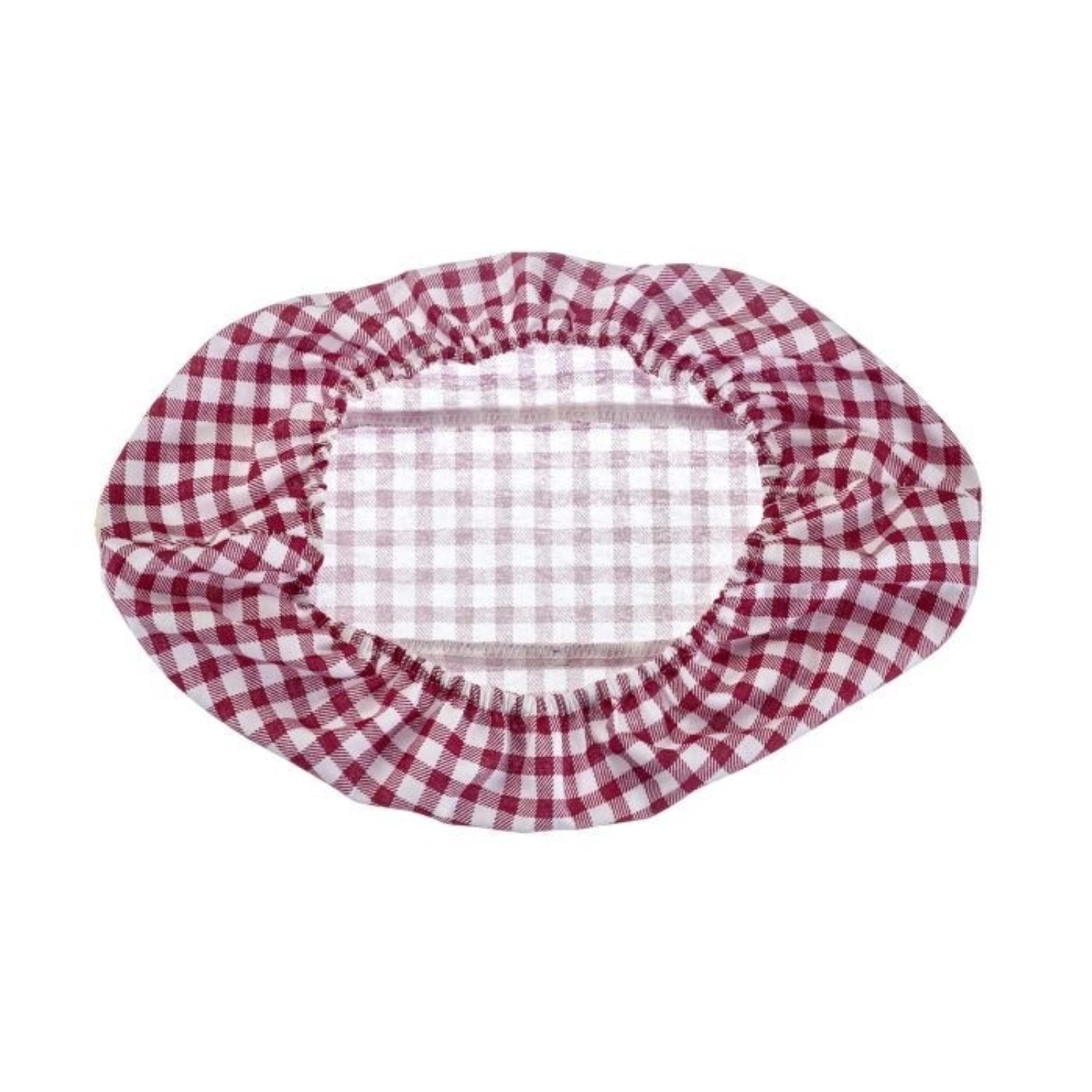 Bezug für Körbchen, oval klein, kariert in Rot präsentiert im Onlineshop von KAQTU Design AG. Aufbewahrungsbehälter ist von Westmark