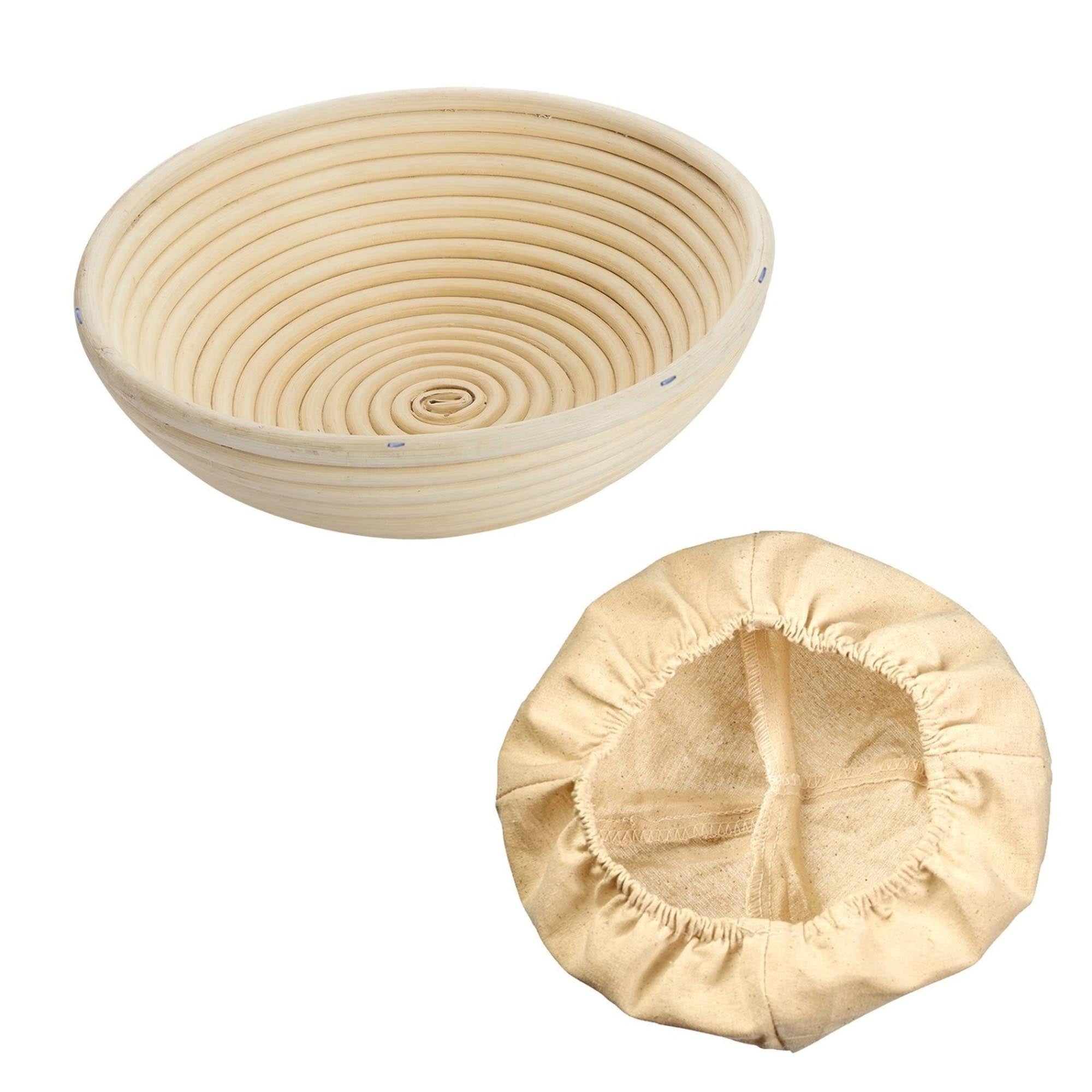 Entdecken Sie das runde Gärkörbchen D24.5 x 8.5cm von Westmark. Ideal für Hobbybäcker, fördert optimale Teigführung und perfekte Backergebnisse.
