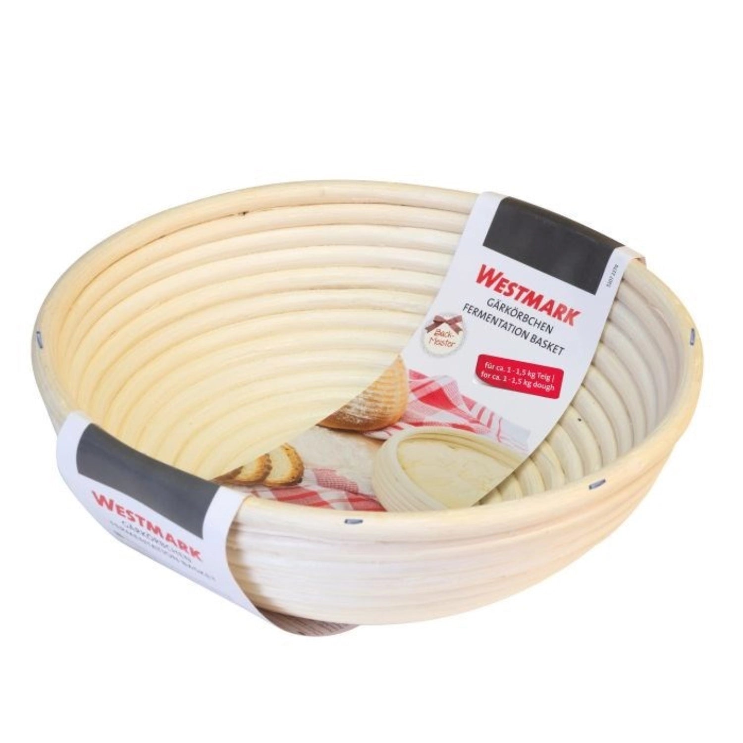 Round fermentation basket, Dapprox. 20.5 x 8cm, sb