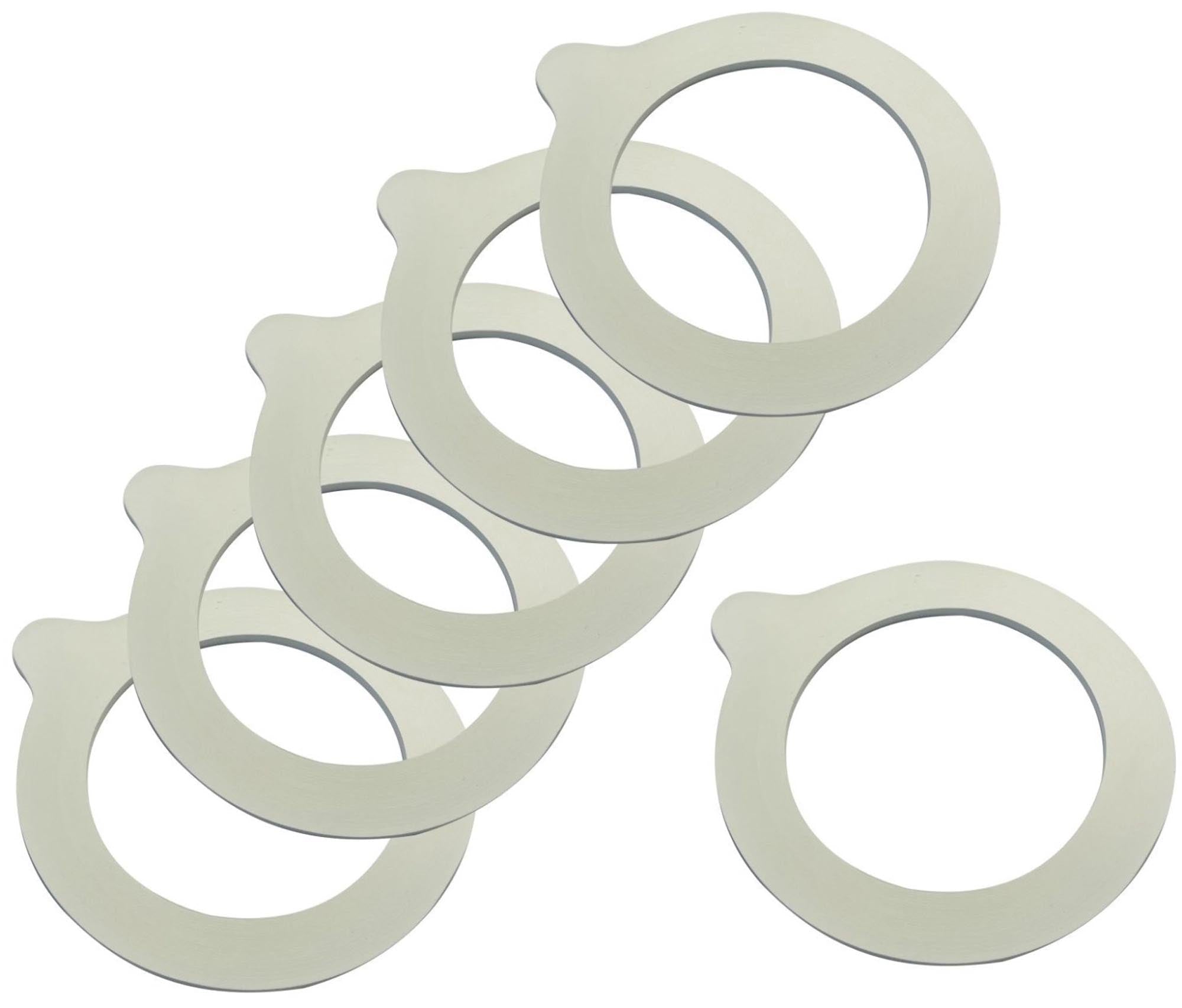 6er Set Gummiringe, D68mm in Weiss präsentiert im Onlineshop von KAQTU Design AG. Küchenhelfer ist von Westmark
