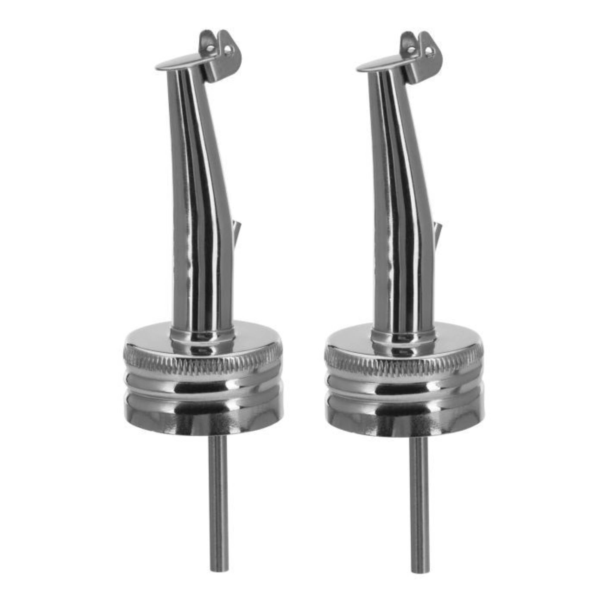 2er Set Ausgiesser Inox Gastro, Schraubkappe D28 mm in Silber präsentiert im Onlineshop von KAQTU Design AG. Barzubehör ist von Westmark