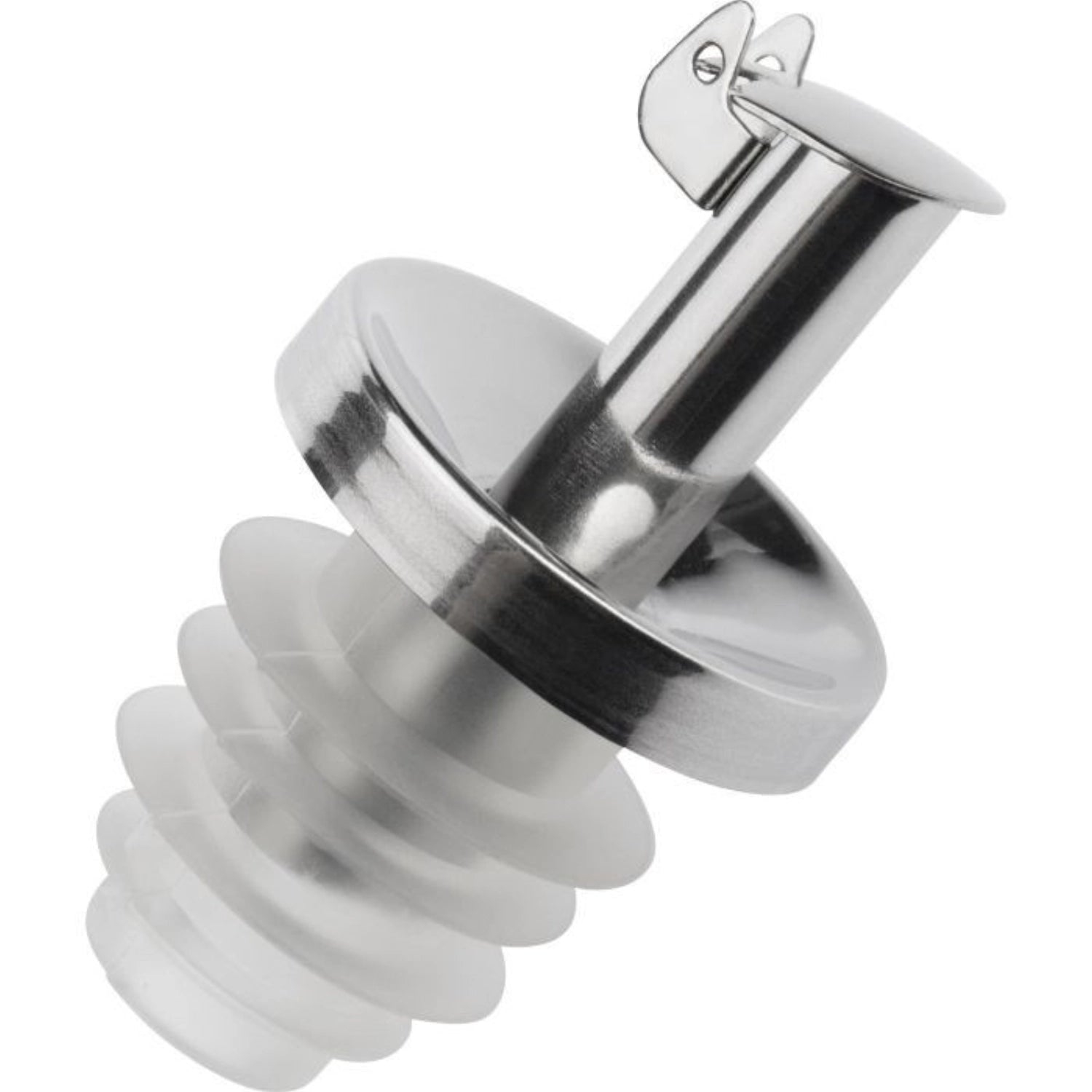 Ausgießer Inox Essig-Spezial, Silikonkorken, kurz, Metall in Silber präsentiert im Onlineshop von KAQTU Design AG. Barzubehör ist von Westmark