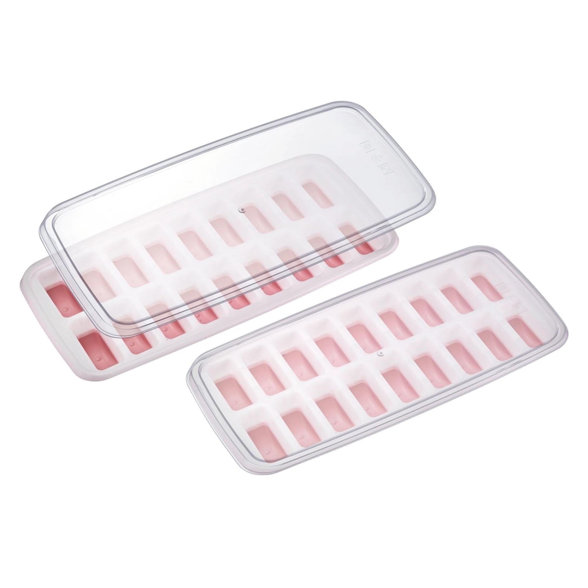 Entdecken Sie das 2er Set Eiswürfelbereiter mit Deckel Luna von Westmark. BPA-frei, hygienisch, platzsparend und ideal für Cocktails und Getränke!