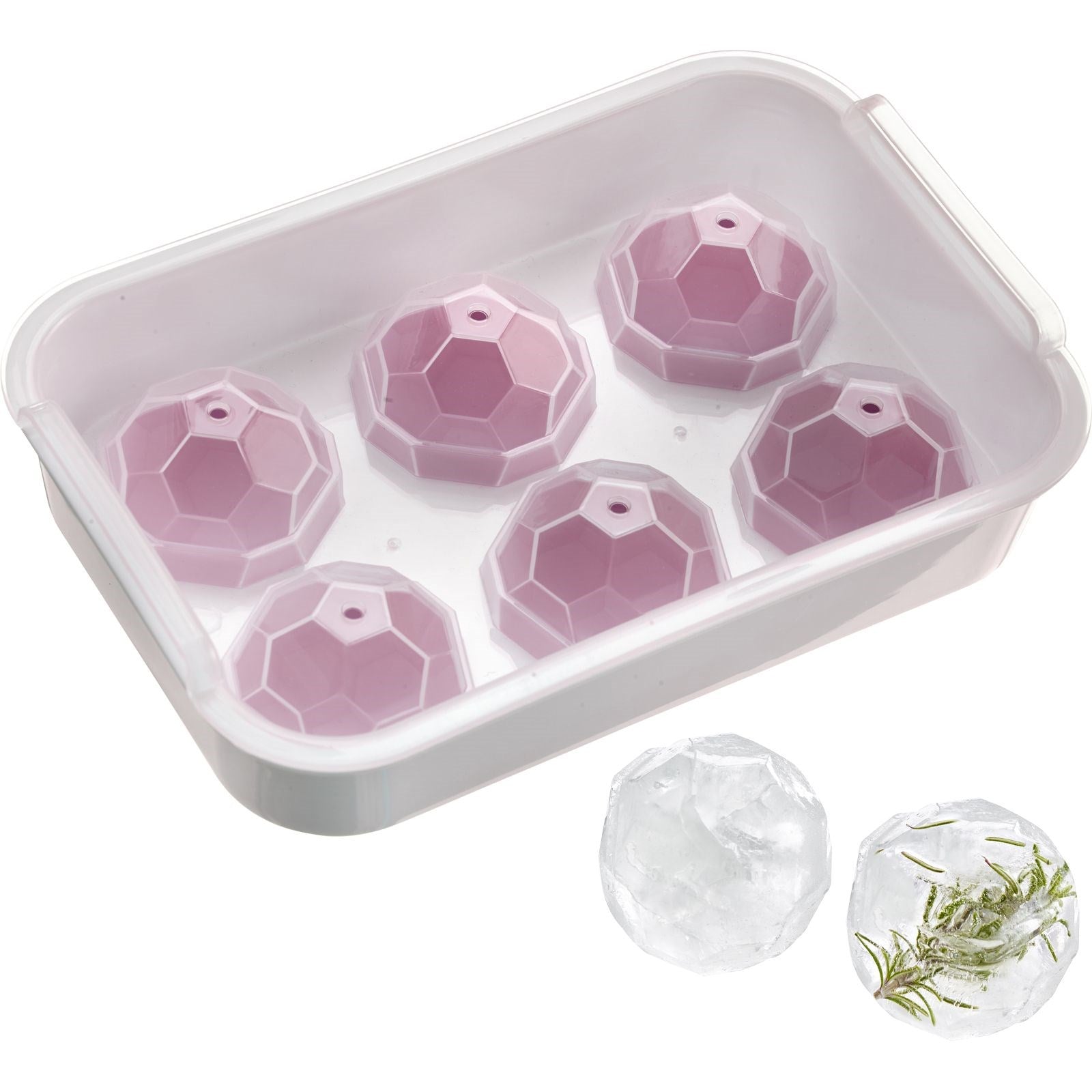 Eiswürfelbereiter Crystal von Westmark: Praktisch mit Deckel, perfekt für hygienische Eiswürfel in Cocktails und Getränken.
