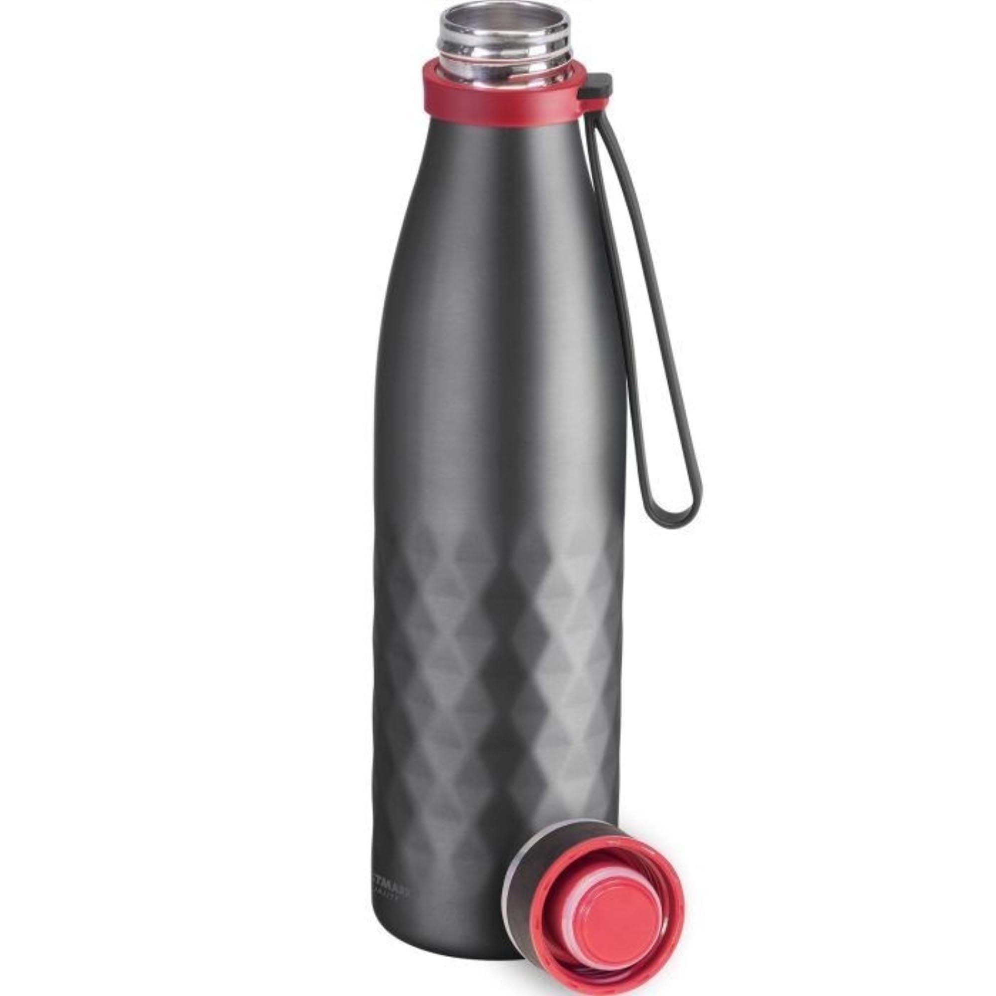 Die Isolierflasche Viva (0,7 l) in Anthrazit von Westmark hält Getränke warm oder kalt. Perfekt für unterwegs, robust und stilvoll.