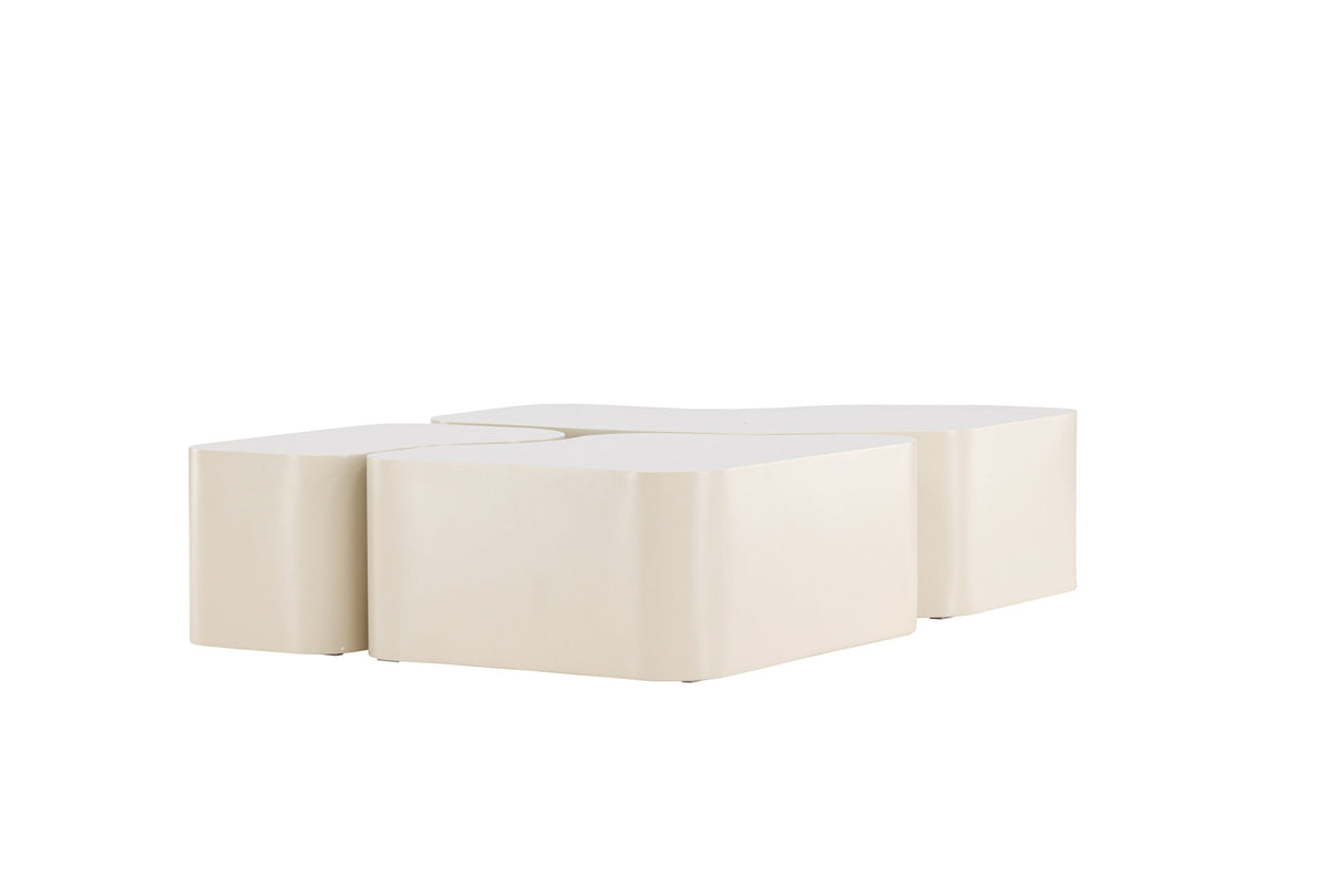 Nordland Coffee Tisch in Beige präsentiert im Onlineshop von KAQTU Design AG. Beistelltisch ist von Venture Home