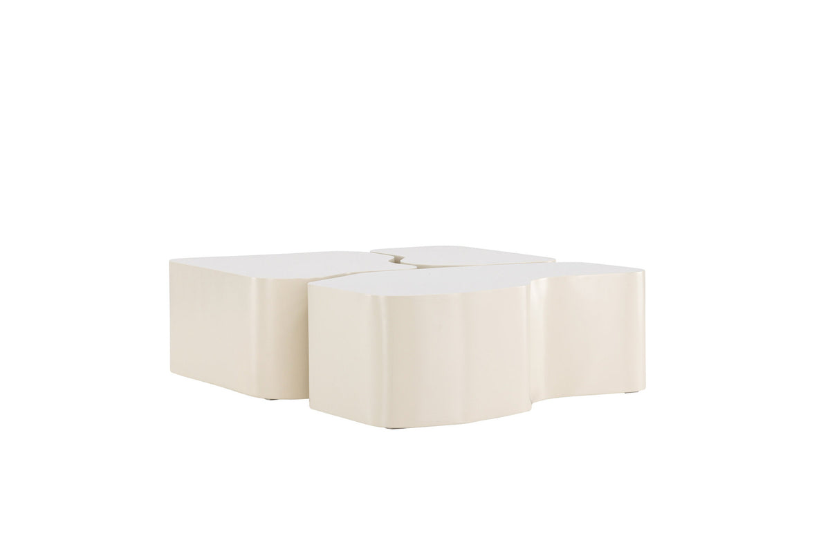 Nordland Coffee Tisch in Beige präsentiert im Onlineshop von KAQTU Design AG. Beistelltisch ist von Venture Home