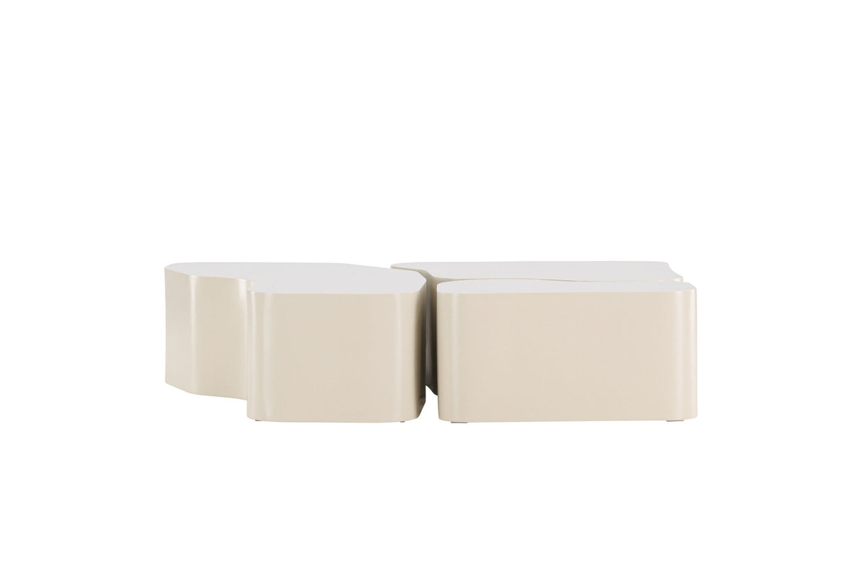 Nordland Coffee Tisch in Beige präsentiert im Onlineshop von KAQTU Design AG. Beistelltisch ist von Venture Home