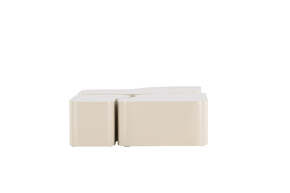 Nordland Coffee Tisch in Beige präsentiert im Onlineshop von KAQTU Design AG. Beistelltisch ist von Venture Home