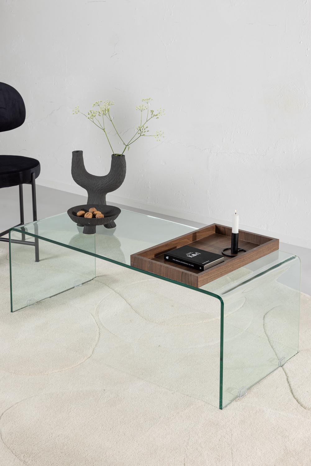 Telemark Coffee Tisch in Transparent präsentiert im Onlineshop von KAQTU Design AG. Beistelltisch ist von Venture Home