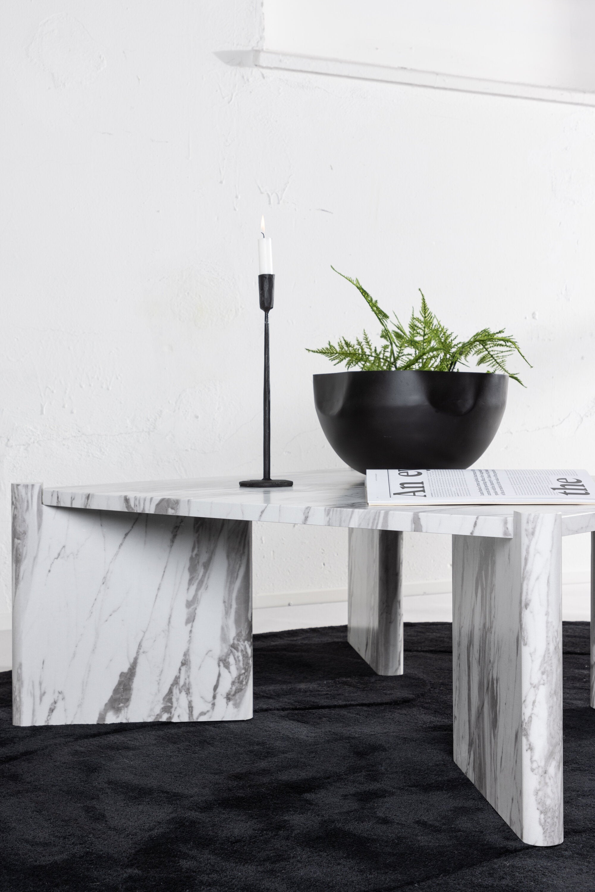 Rogaland Coffee Tisch in Weiss präsentiert im Onlineshop von KAQTU Design AG. Beistelltisch ist von Venture Home