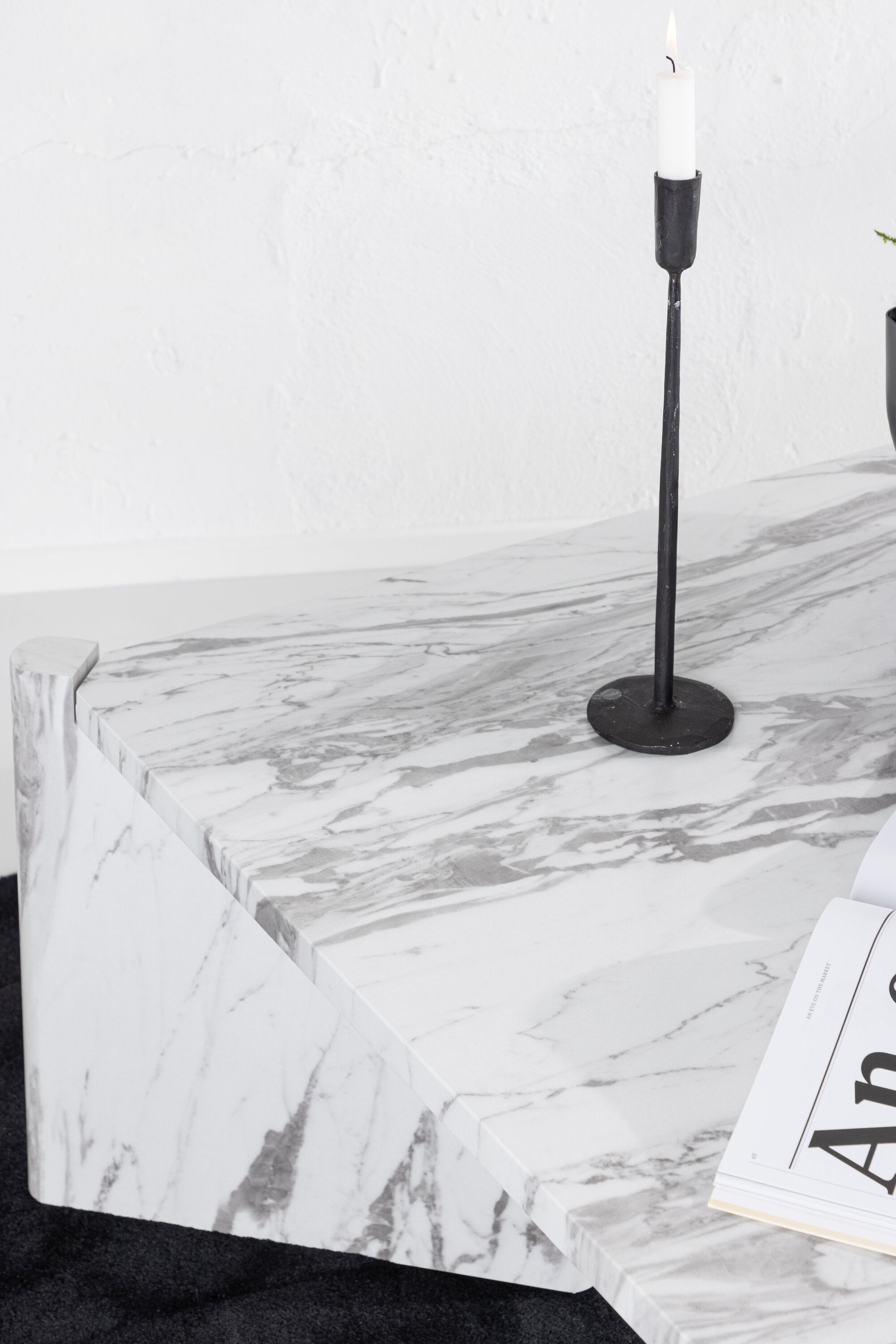 Rogaland Coffee Tisch in Weiss präsentiert im Onlineshop von KAQTU Design AG. Beistelltisch ist von Venture Home
