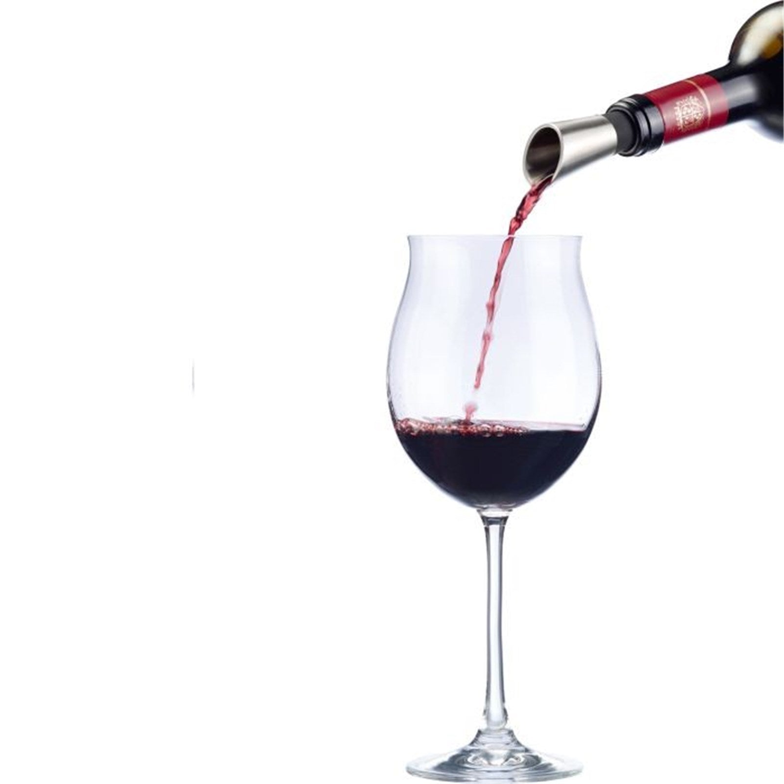 Der Weinausgiesser Lino von Westmark ermöglicht tropffreies Einschenken und bewahrt das Aroma, ideal für stilvollen Weingenuss.