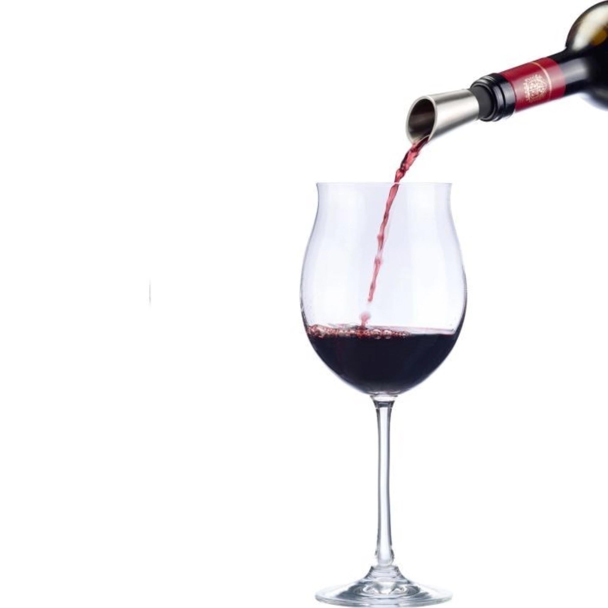 Der Weinausgiesser Lino von Westmark, Monopol Edition, sorgt für stilvolles, tropffreies Einschenken und bewahrt das Aroma des Weins.