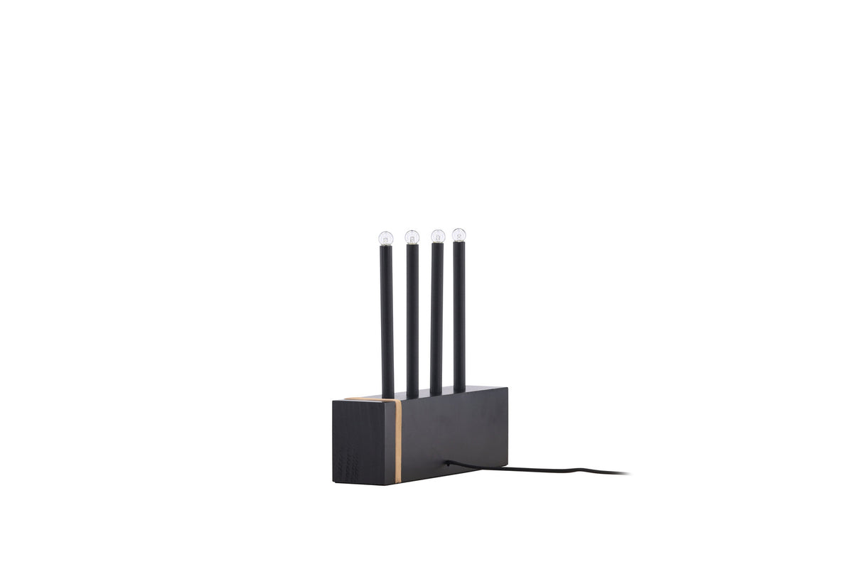 Fjällberget Tischlampe in Schwarz präsentiert im Onlineshop von KAQTU Design AG. Tischleuchte ist von Venture Home