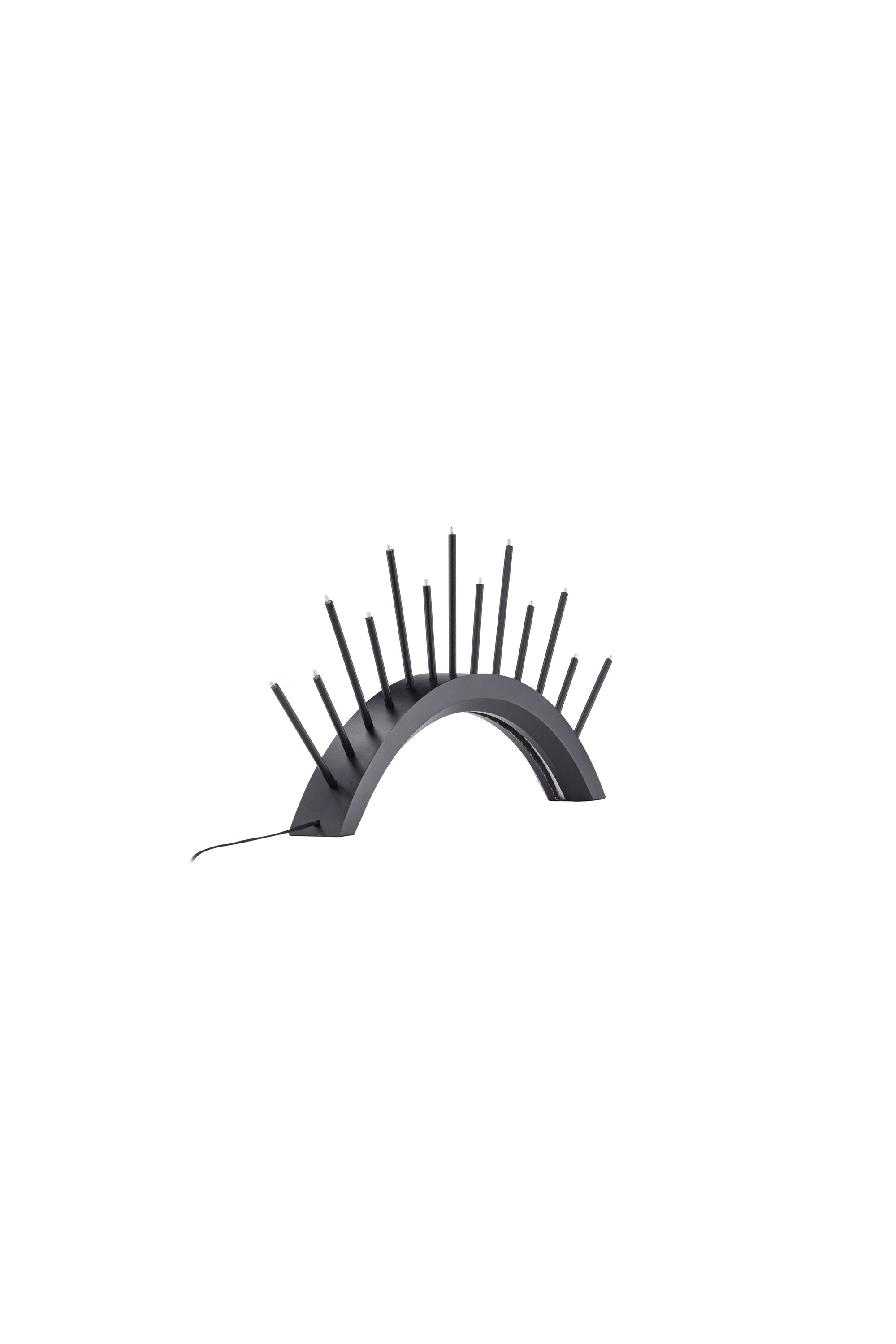 Kettilsås Candlestick in Schwarz präsentiert im Onlineshop von KAQTU Design AG. Weihnachtszubehör ist von Venture Home
