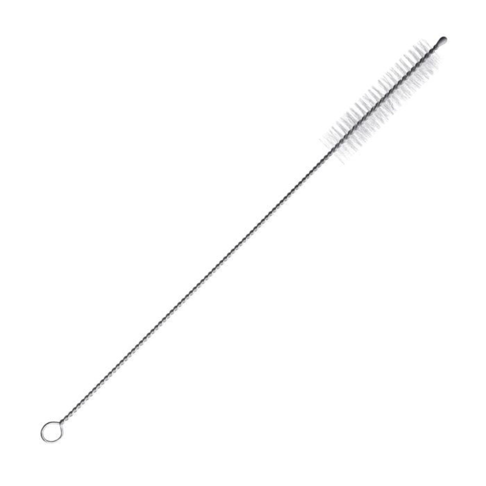 Set von 50 geraden Glas-Trinkhalmen (147 mm) von Westmark, ideal für nachhaltigen Genuss, mit einer Reinigungsbürste für mühelose Reinigung.
