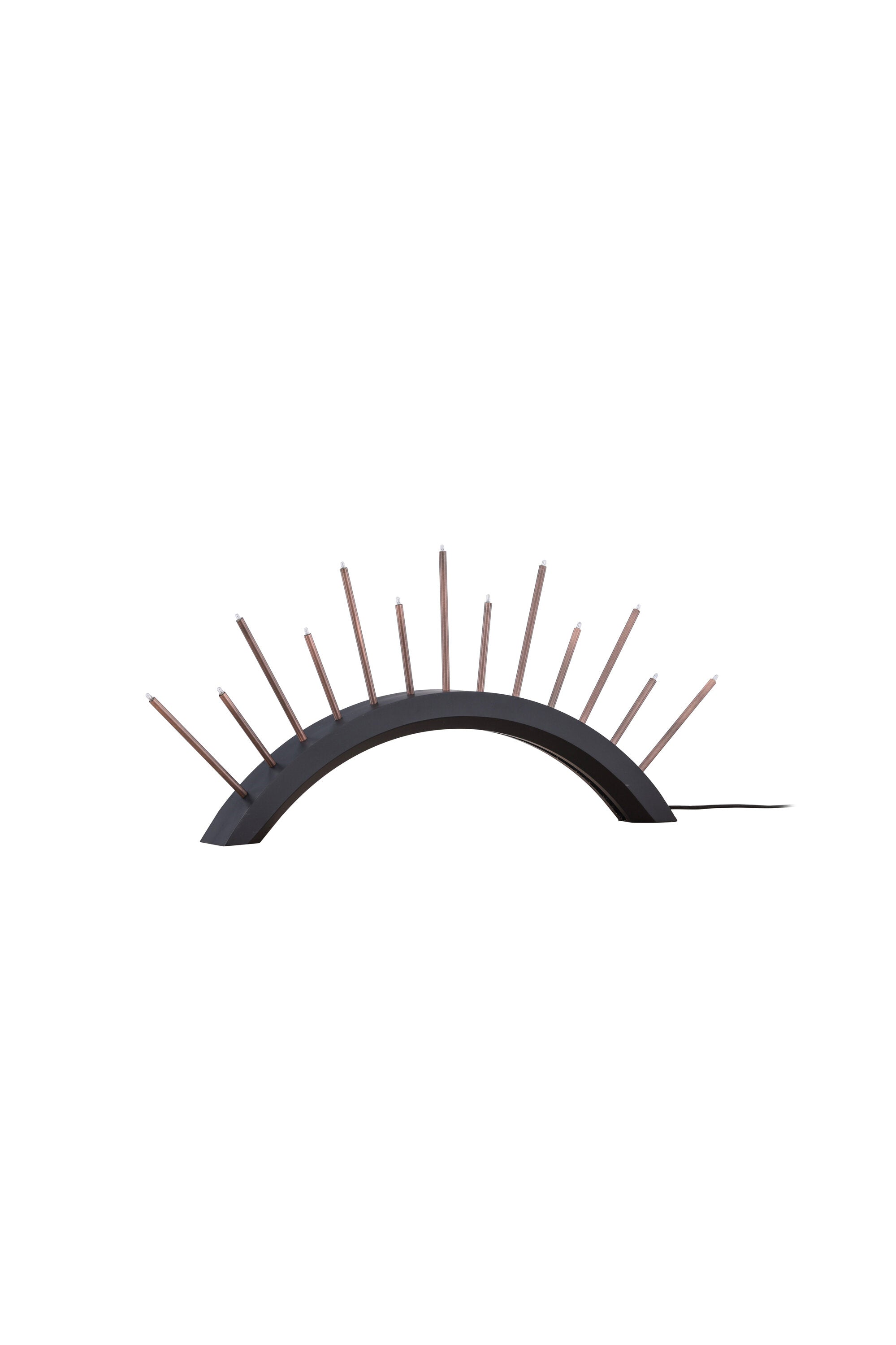Björnrike Tischlampe in Schwarz präsentiert im Onlineshop von KAQTU Design AG. Weihnachtszubehör ist von Venture Home
