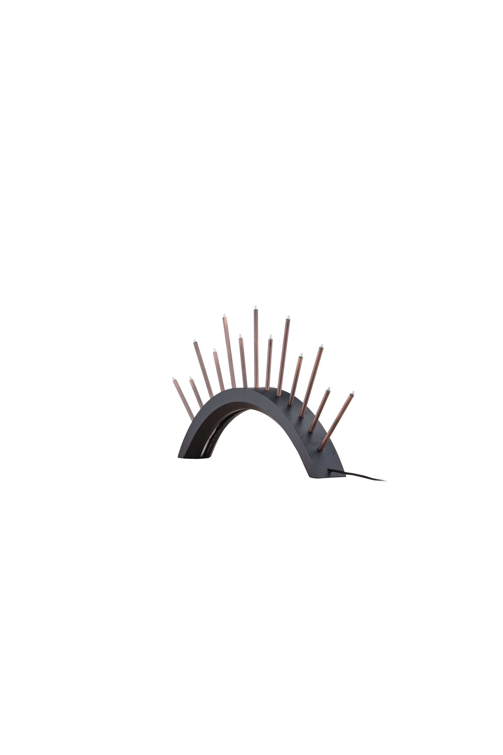 Björnrike Tischlampe in Schwarz präsentiert im Onlineshop von KAQTU Design AG. Weihnachtszubehör ist von Venture Home