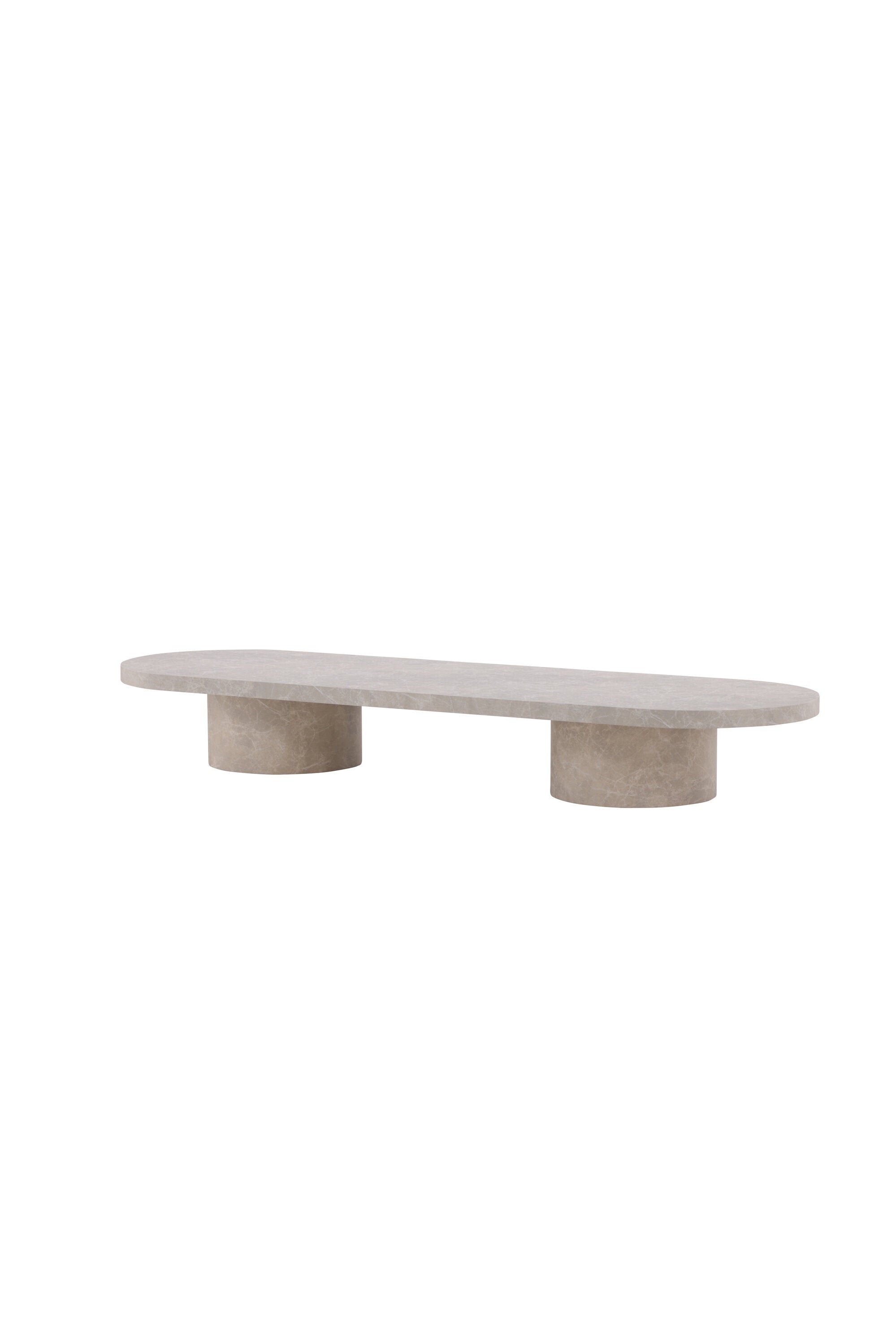 Narvik Sofatisch in Marmoroptik präsentiert im Onlineshop von KAQTU Design AG. Beistelltisch ist von Venture Home